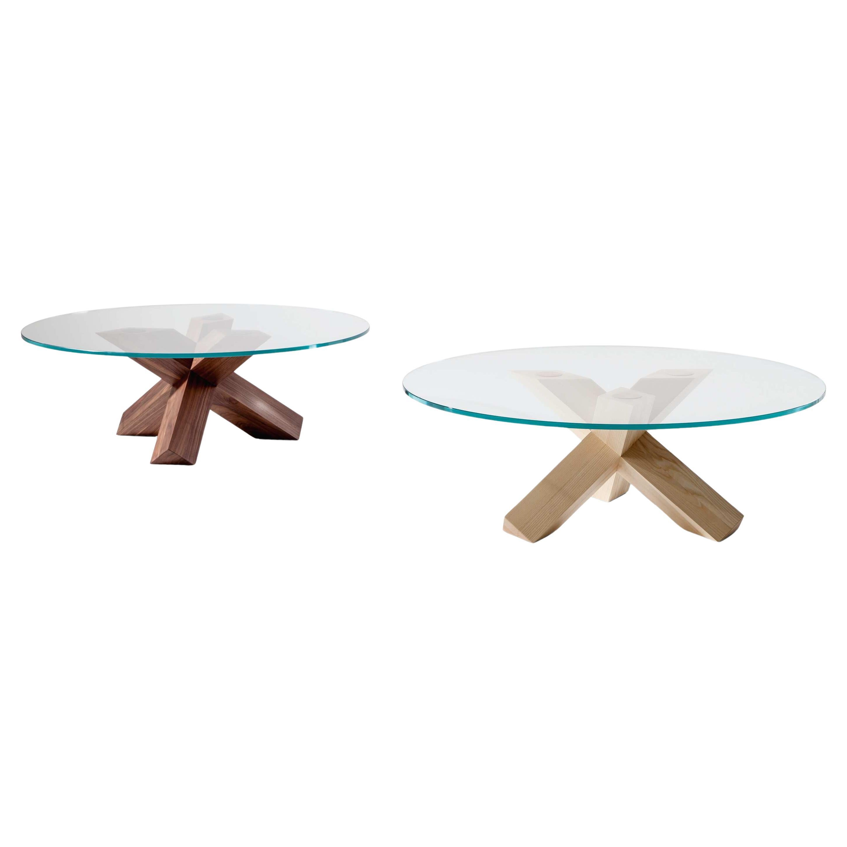 Mario Bellini Set of Two La Rotonda Coffe Table For Cassina For Sale