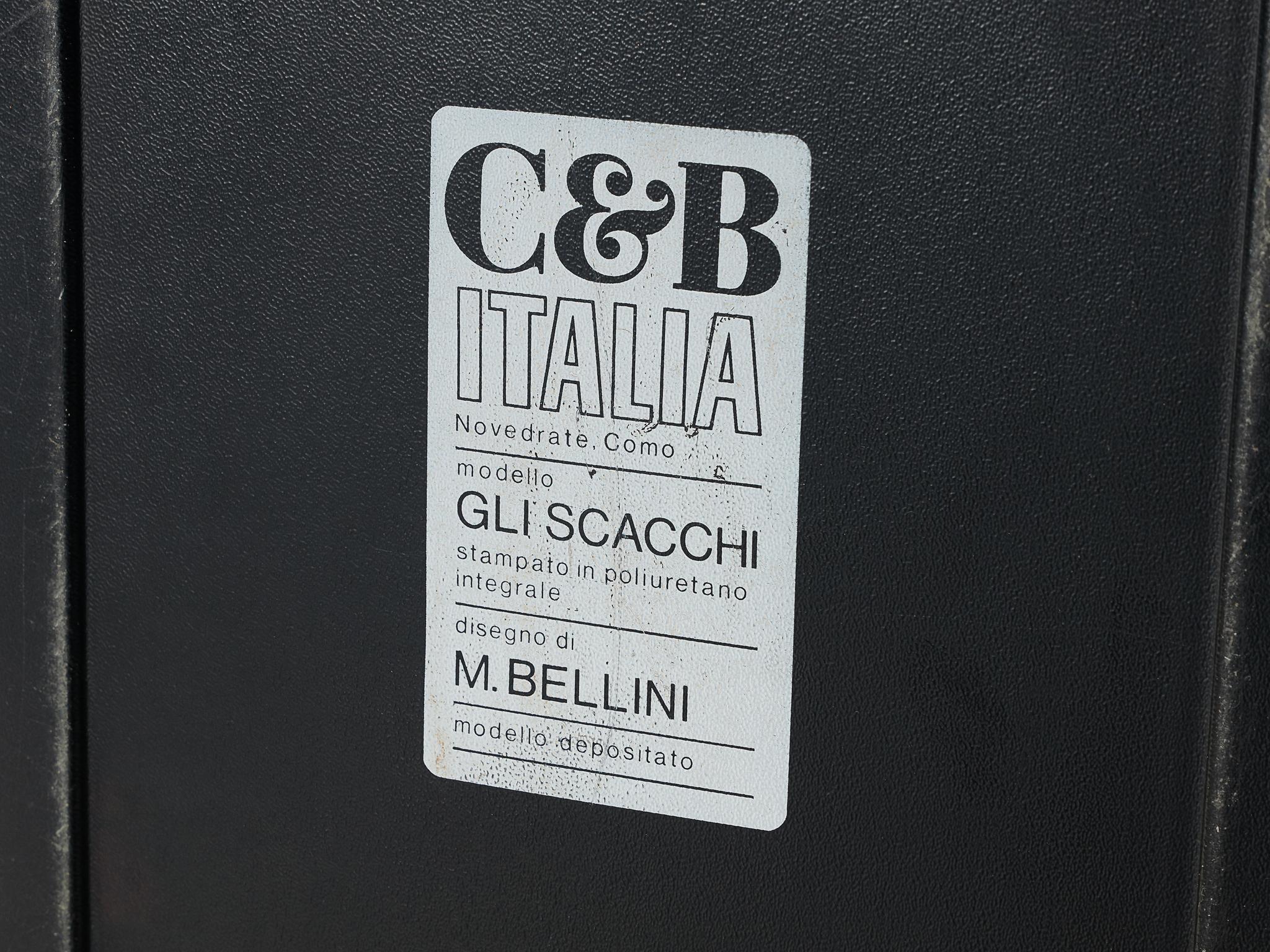 Plastic Mario Bellini Side Tables of Scacchi Series
