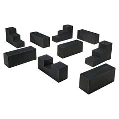 Mario Bellini Side Tables of Scacchi Series