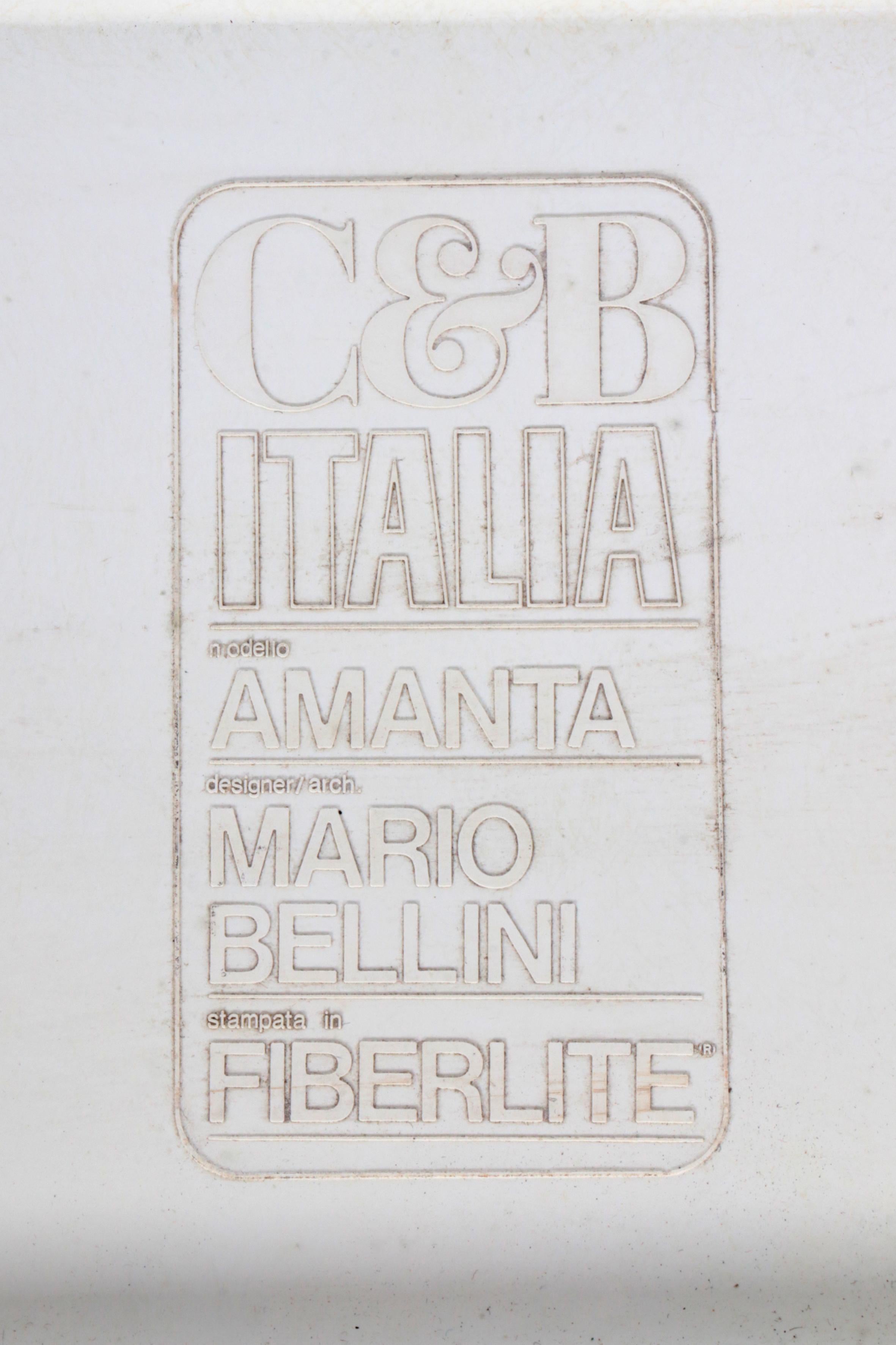 Mario Bellini Sofa Set of 4 Made by C&B Italia, 1970 9