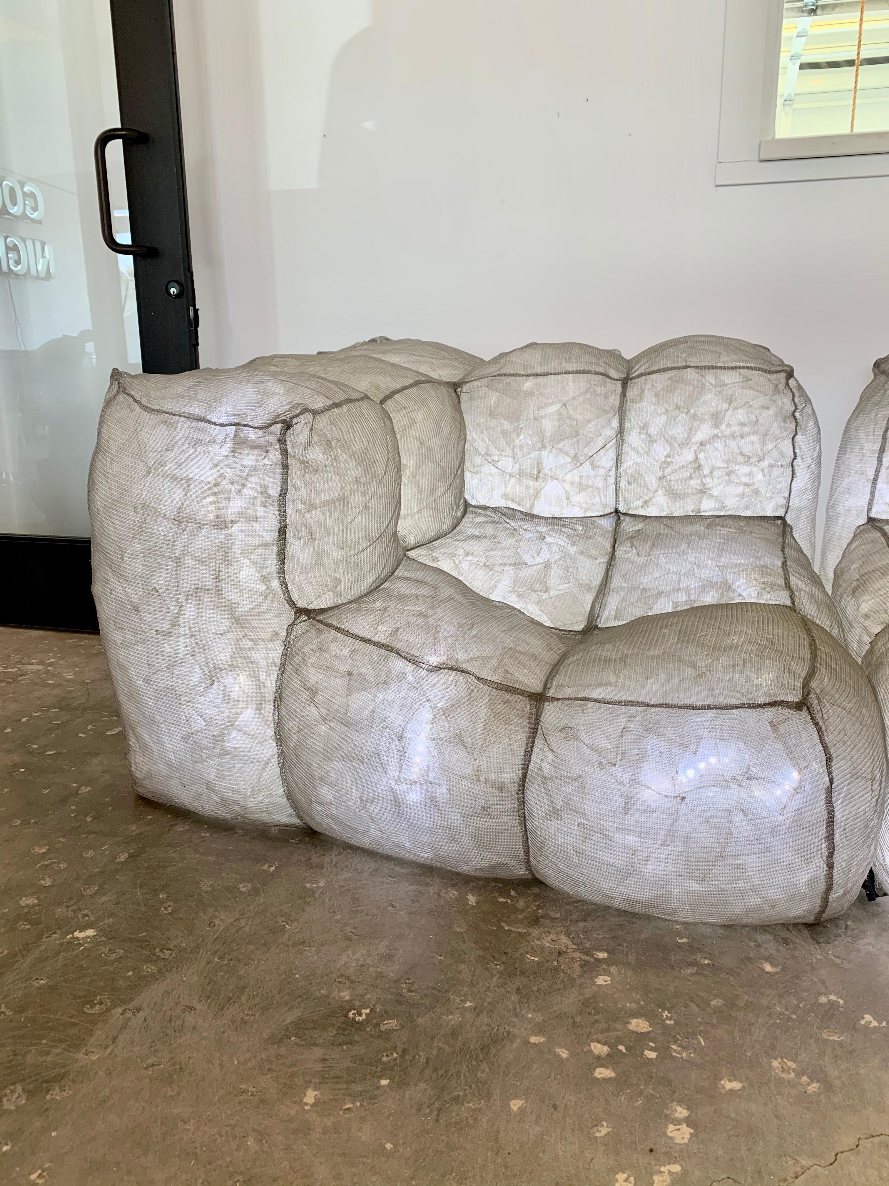 Mario Bellini Stardust Illuminated Sofa In Good Condition In Los Angeles, CA