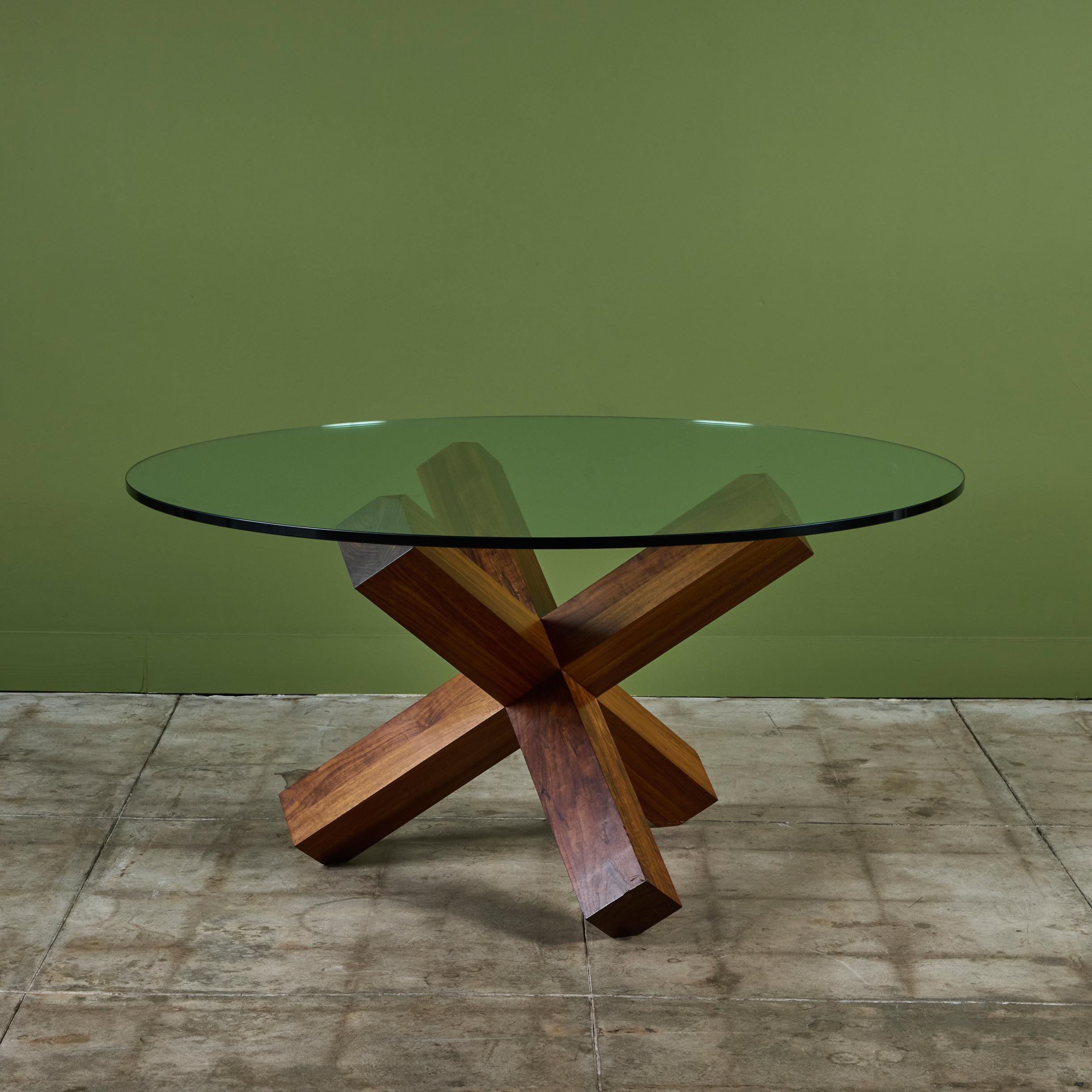 Américain Table de salle à manger Jax de style Mario Bellini en vente