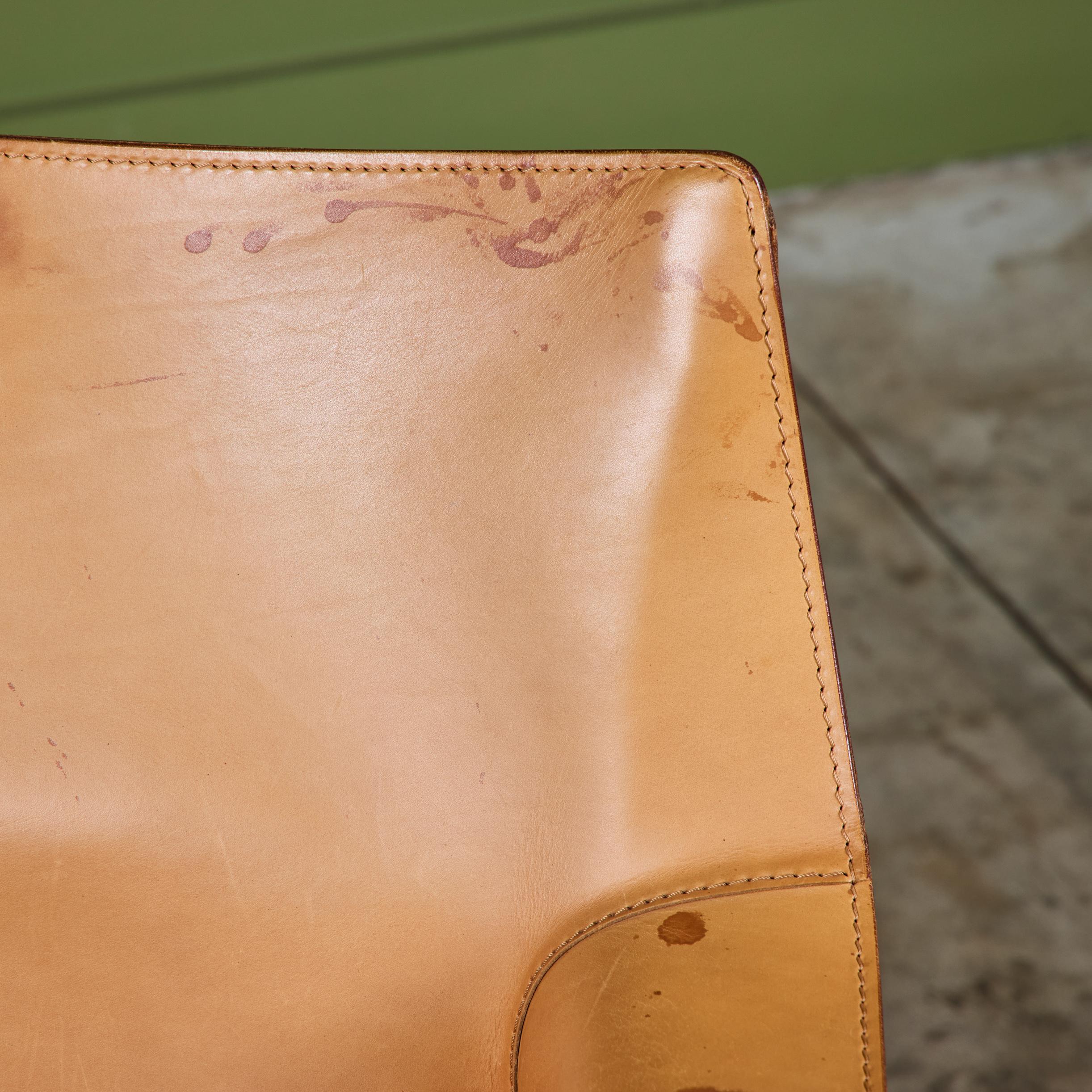 Mario Bellini Fauteuil Cab Tan pour Cassina en vente 5