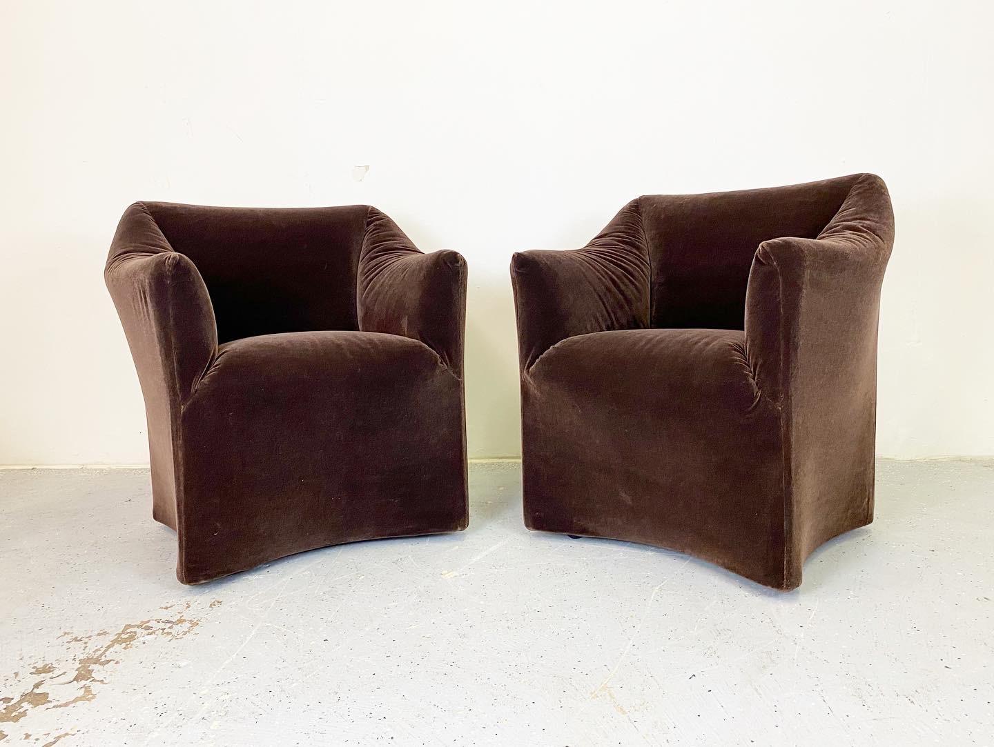 20th Century Mario Bellini Tentazione Chairs, a Pair, Cassina