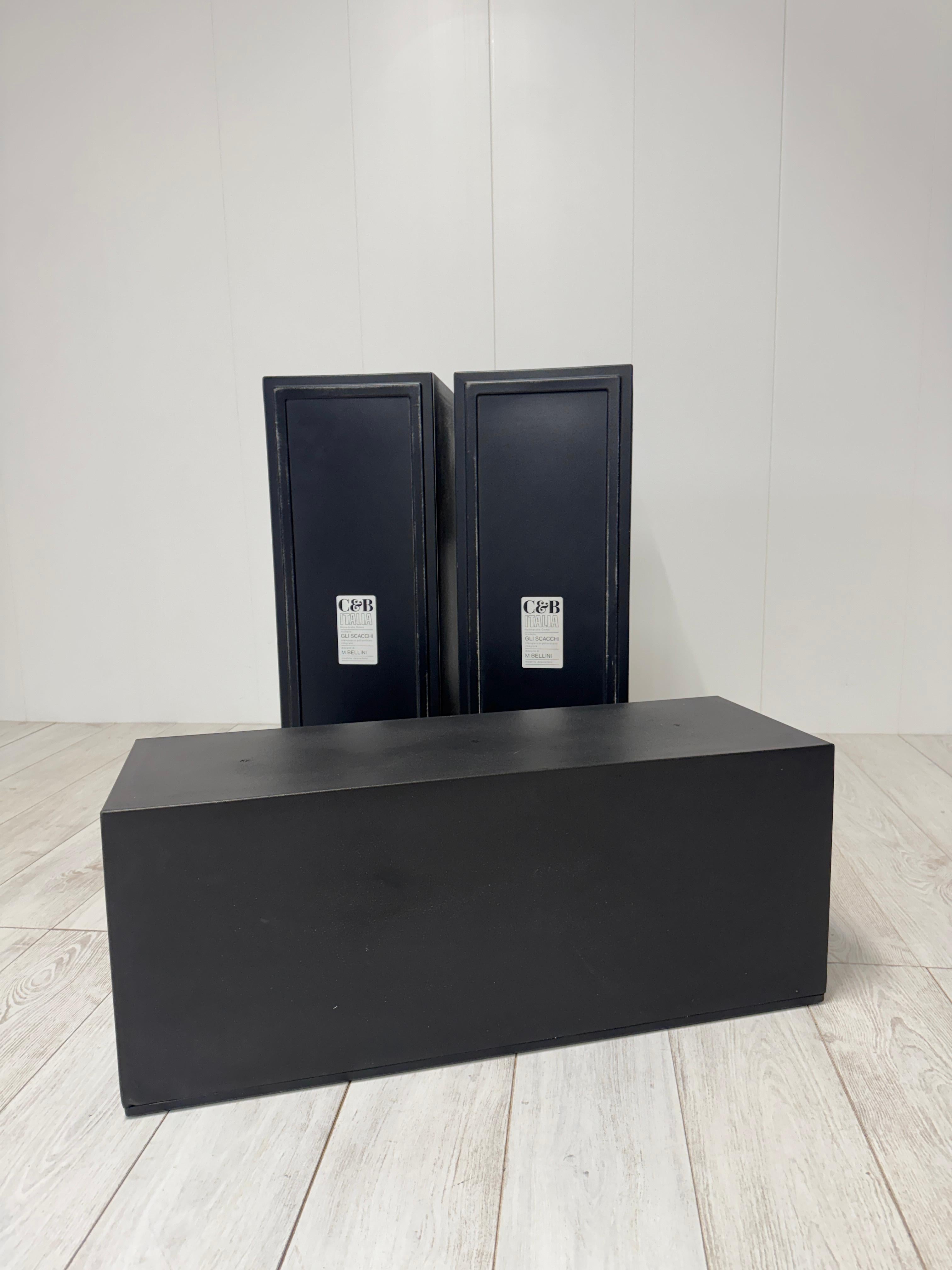 Mario Bellini, Tre tavolini serie Scacchi, prod. C&B, 1971 5