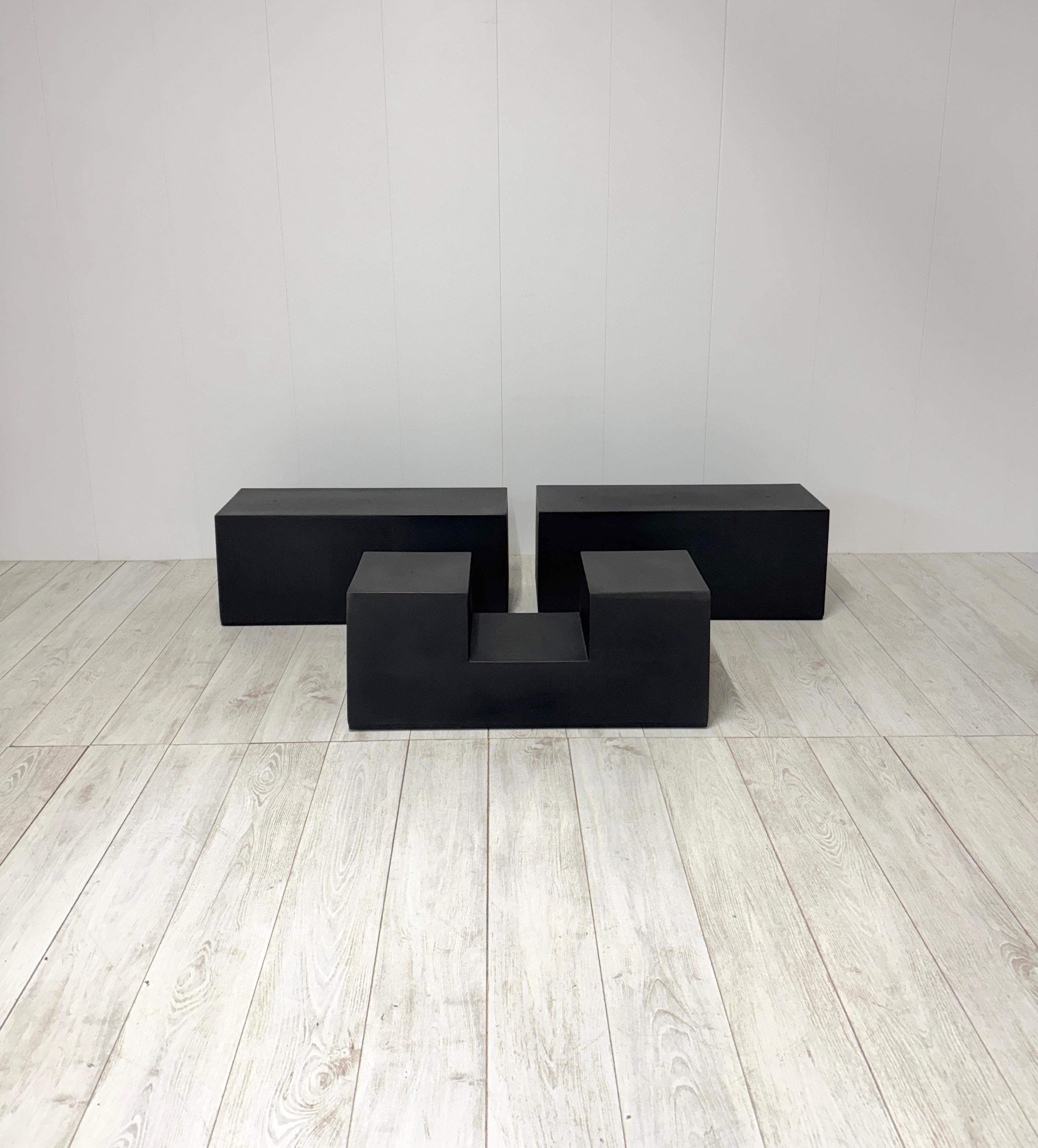 Mario Bellini, Tre tavolini serie Scacchi, prod. C&B, 1971 1