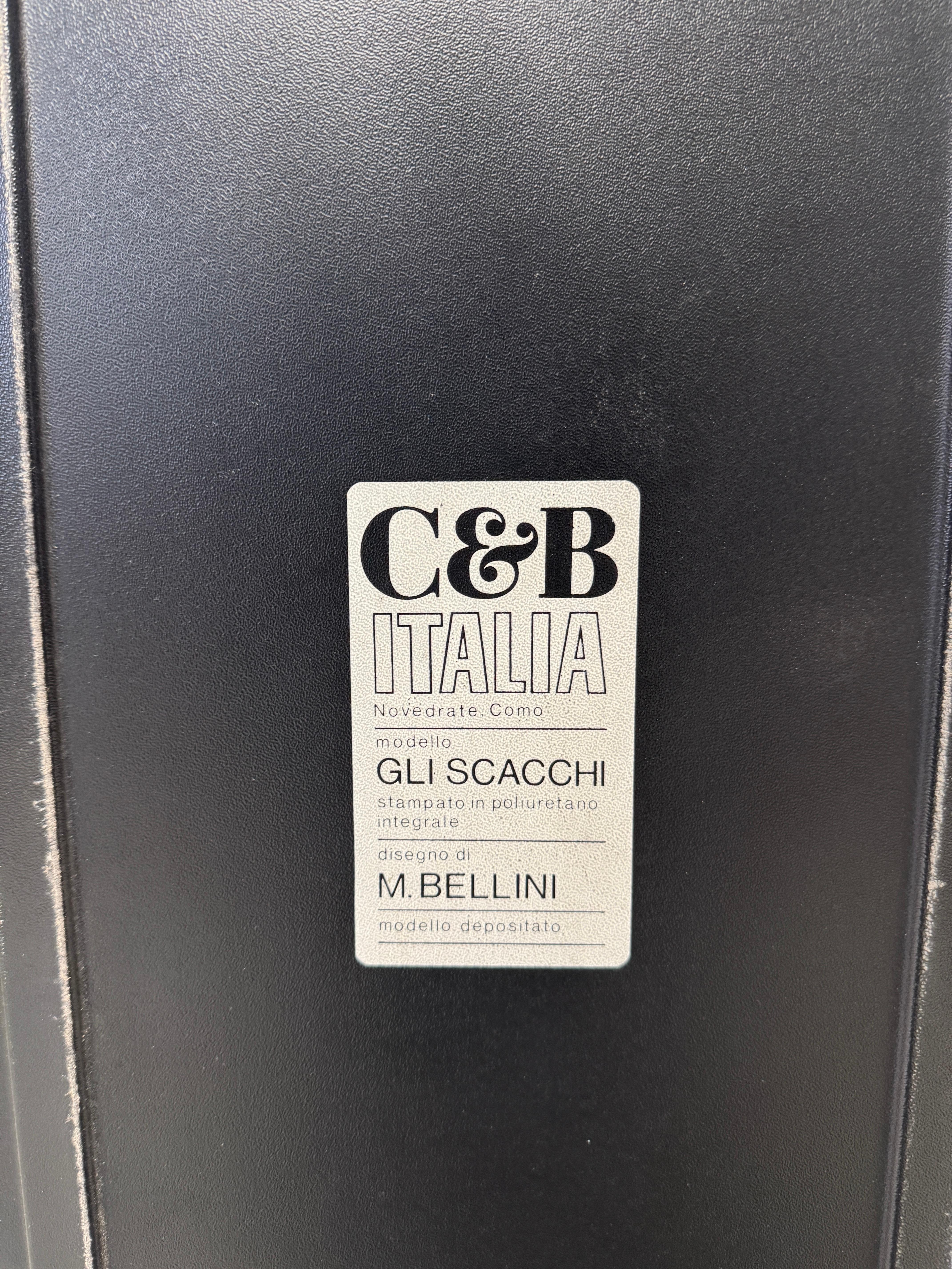 Mario Bellini, Tre tavolini serie Scacchi, prod. C&B, 1971 2