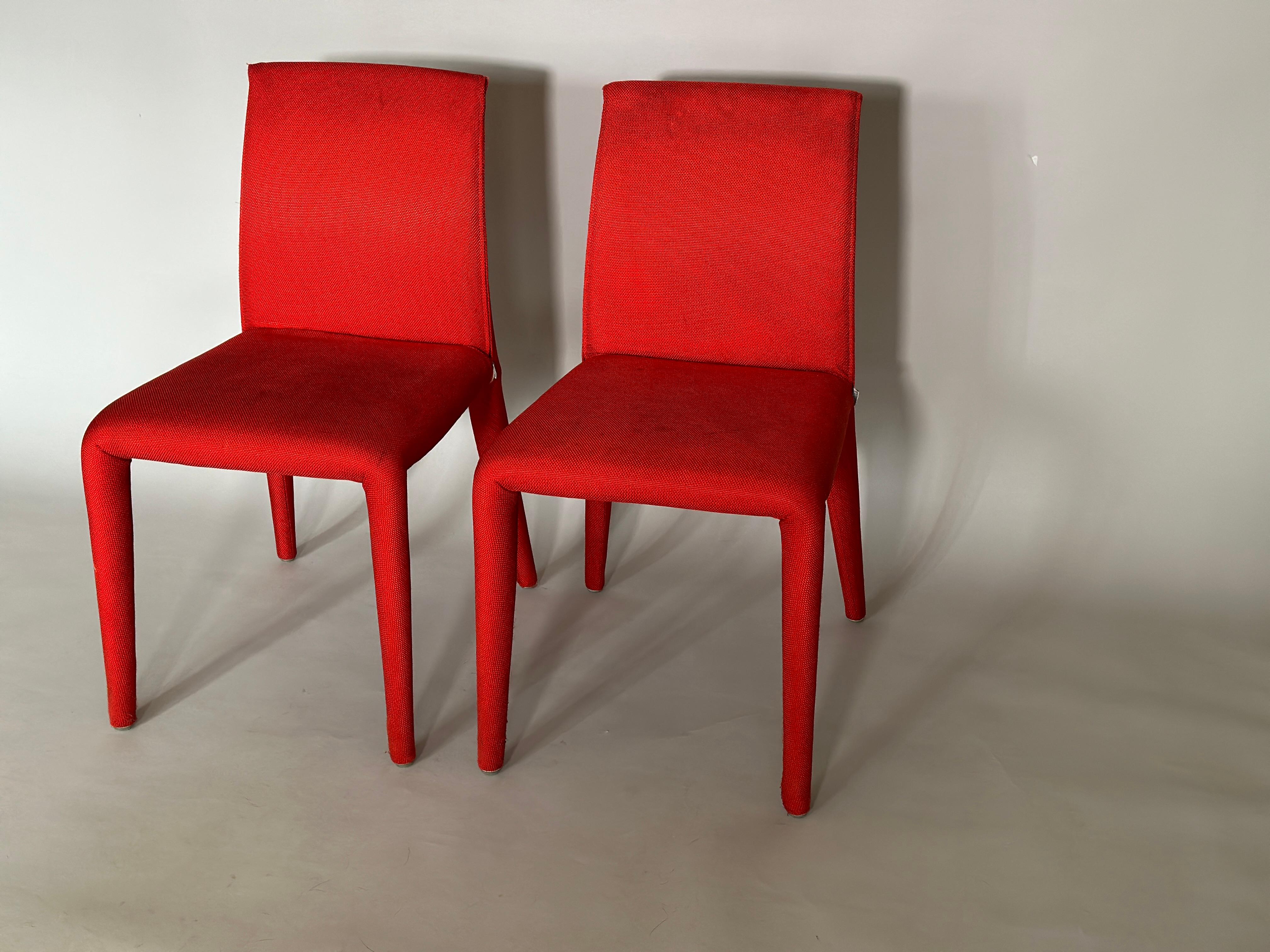 Ensemble de quatre chaises Vol Au Vent de Mario Bellini, Italie en vente 3