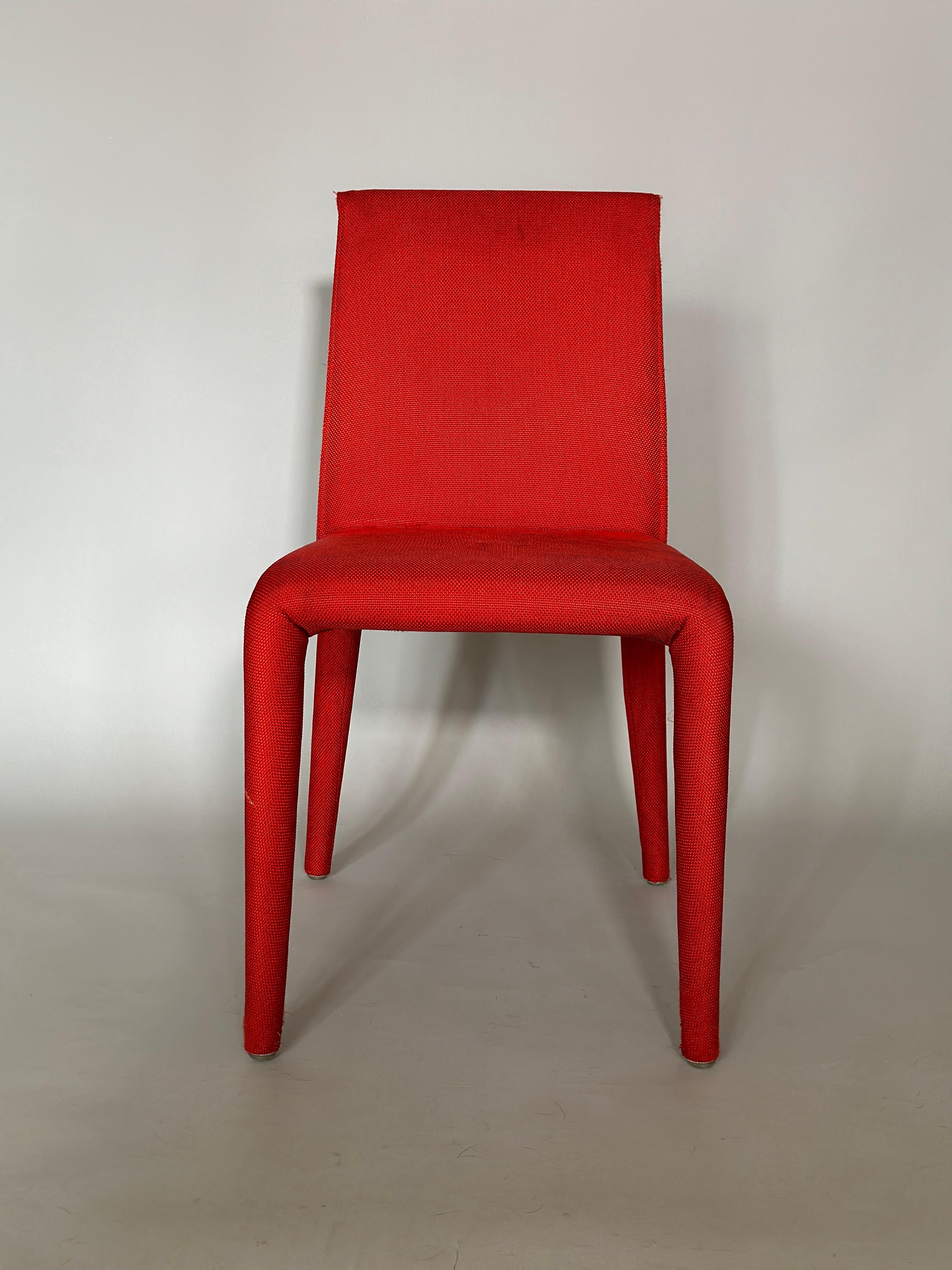 Mid-Century Modern Mario Bellini Vol Au Vent Chair Set of Four B&B, Italy For Sale