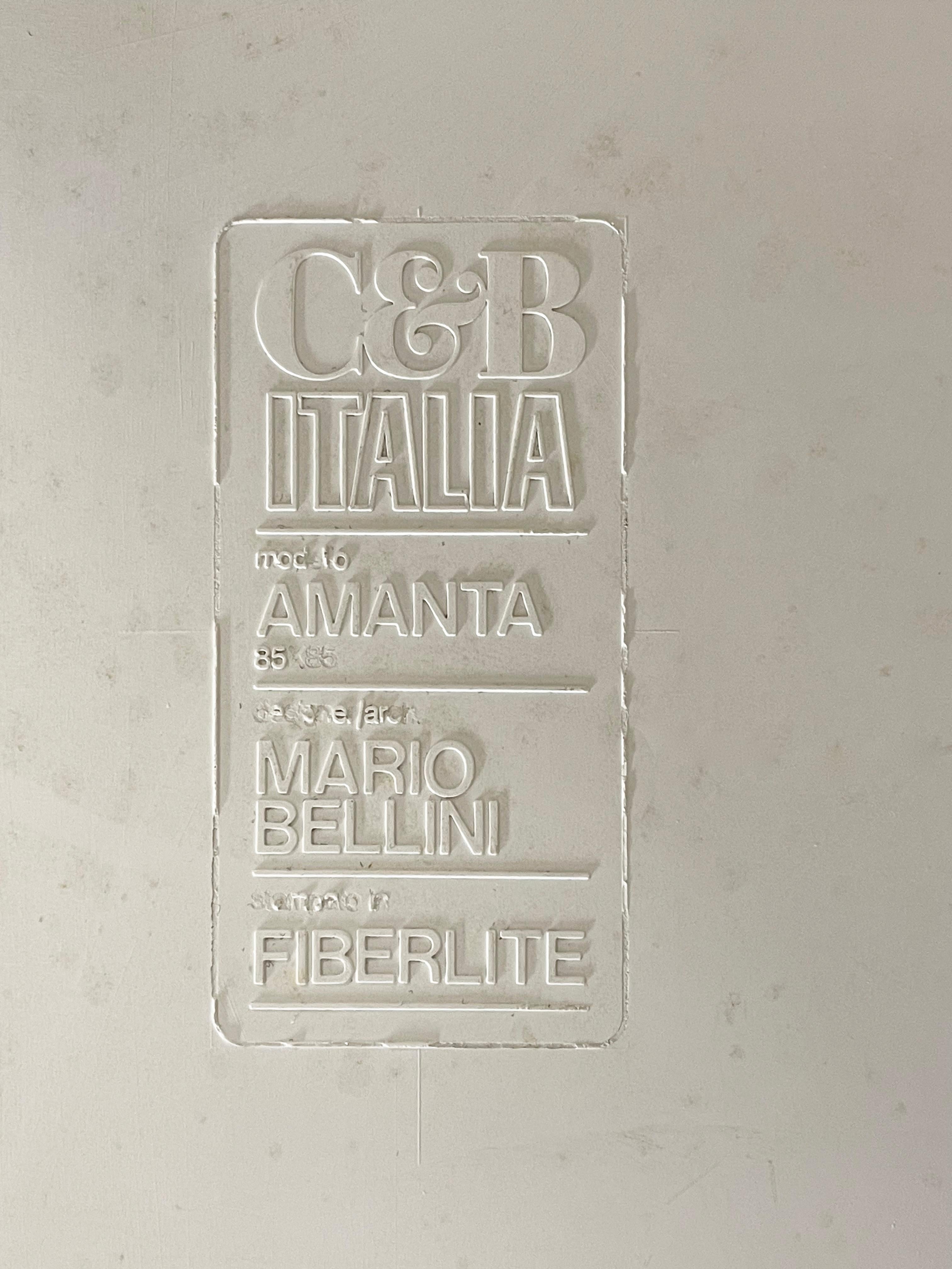 Mario Bellini White Fibreglass 