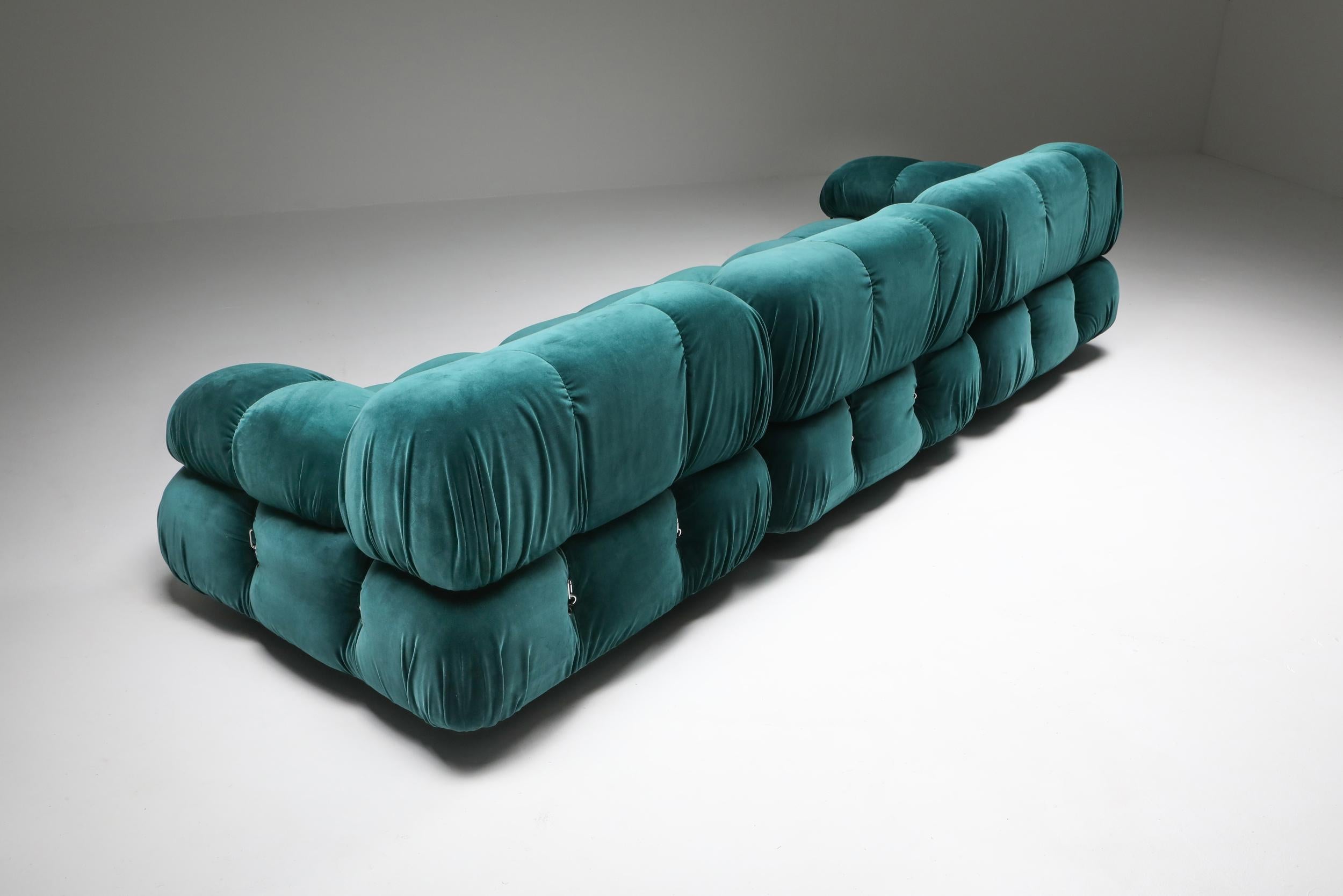 20th Century Mario Bellini's Camaleonda Sectional Sofa