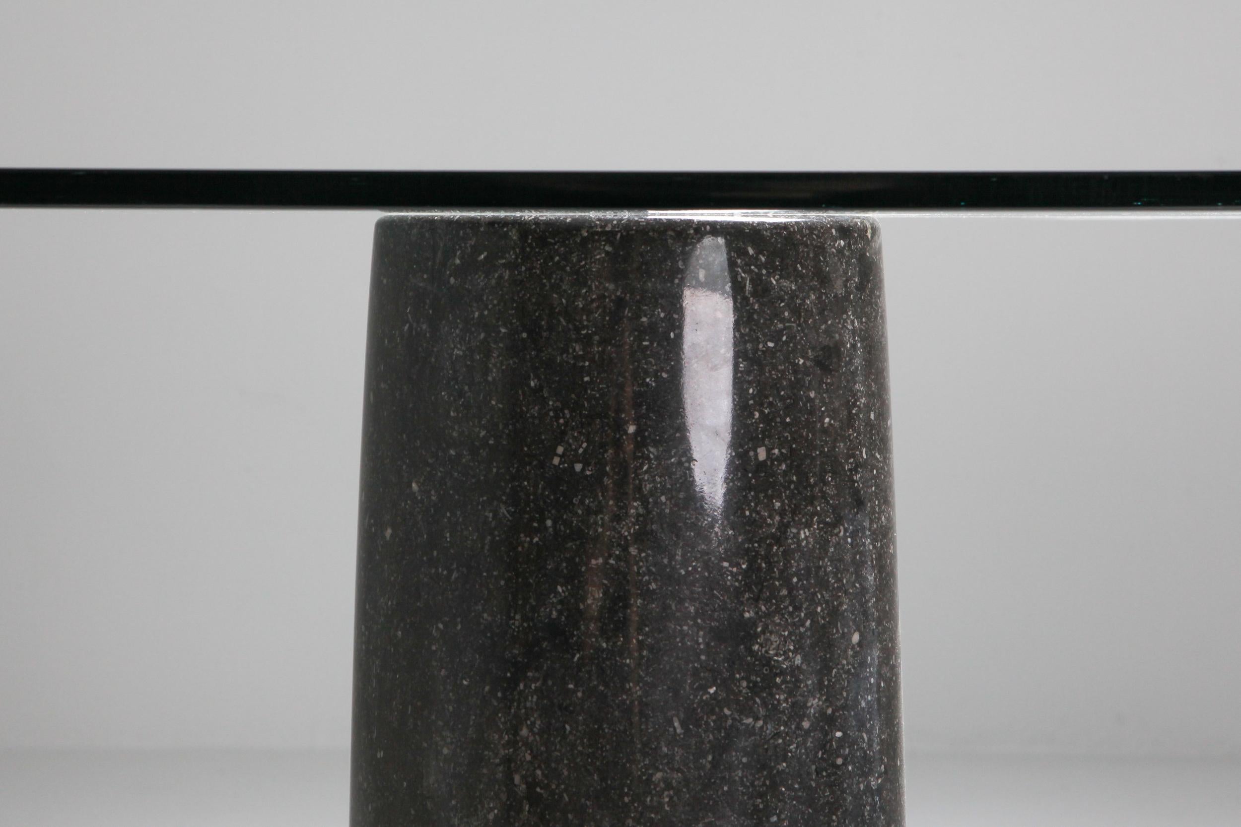Mario Bellini's Colonnata Marble Table Black 3