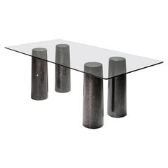 Mario Bellini's Colonnata Marble Table Black