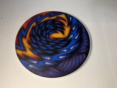 Mario Bencomo Pintura abstracta redonda, 1987