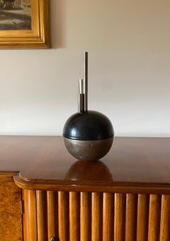 Mario Bertozzi, ceramic spherical vase, Marber Italy, 1970s