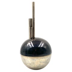 Vintage Mario Bertozzi, ceramic spherical vase, Marber Italy, 1970s