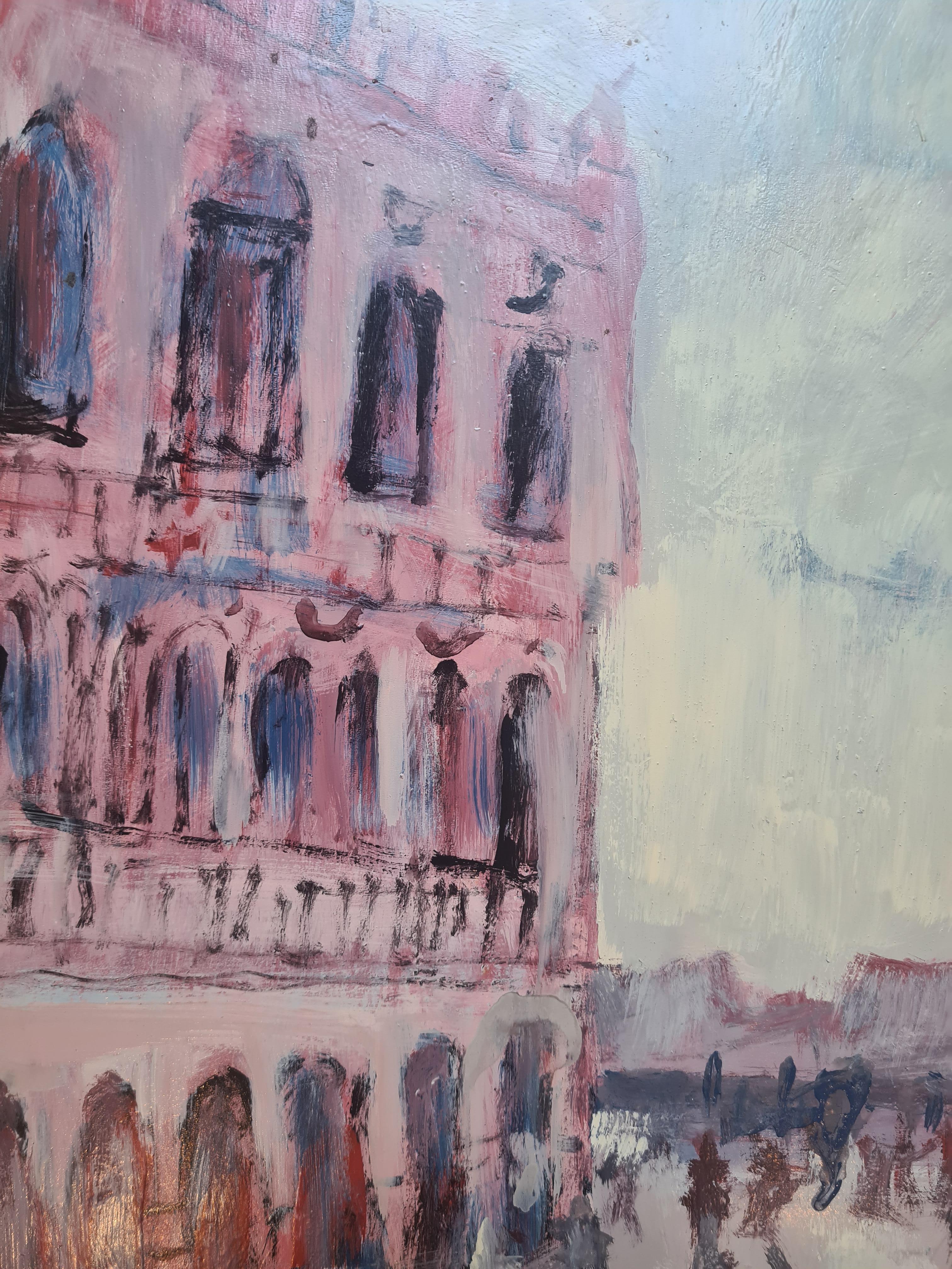 Piazza San Marco, Dogenpalast, Venedig, Schule von Raoul Dufy im Angebot 1
