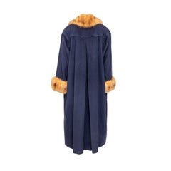 Mario Borsato Wool Coat with Fur - '90s