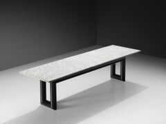 Table de salle à manger 'Terzo' de Mario Botta avec plateau en granit