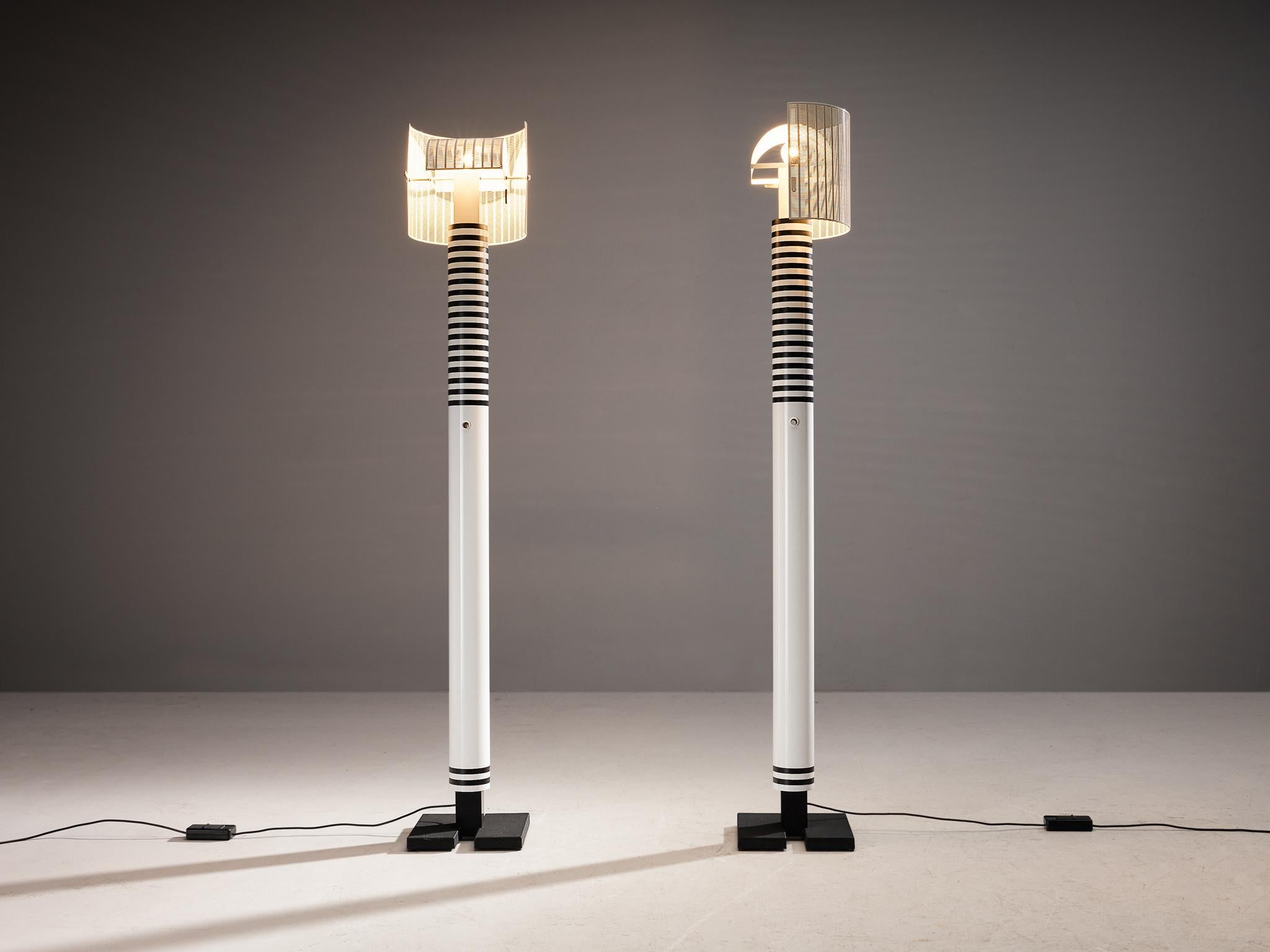 Mario Botta for Artemide ‘Shogun’ Floor Lamps  In Good Condition For Sale In Waalwijk, NL