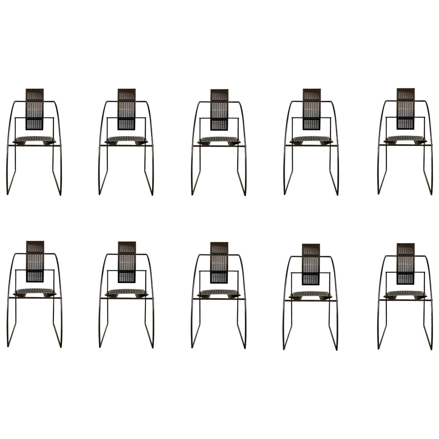 Mario Botta "La Quinta" Chairs for Alias, 1985, Set of 10