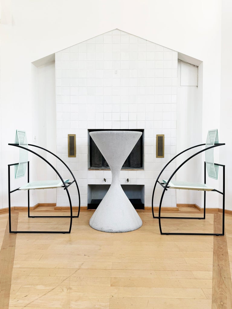 Mario Botta La Quinta Mint Green + Black chair Alias, Switzerland