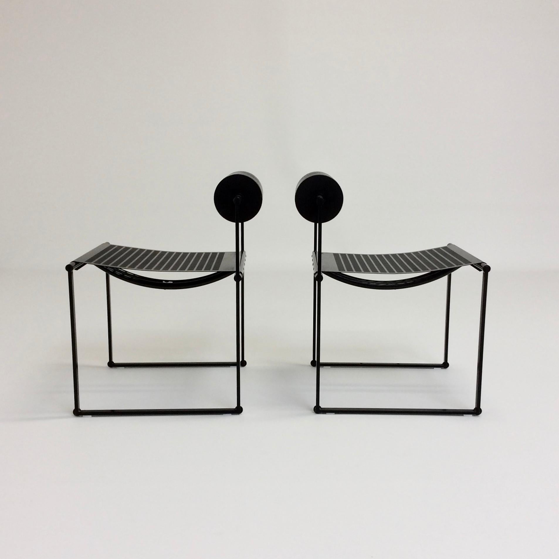 Mario Botta Pair of Prima Model Chair by Alias, 1982, Italy 1