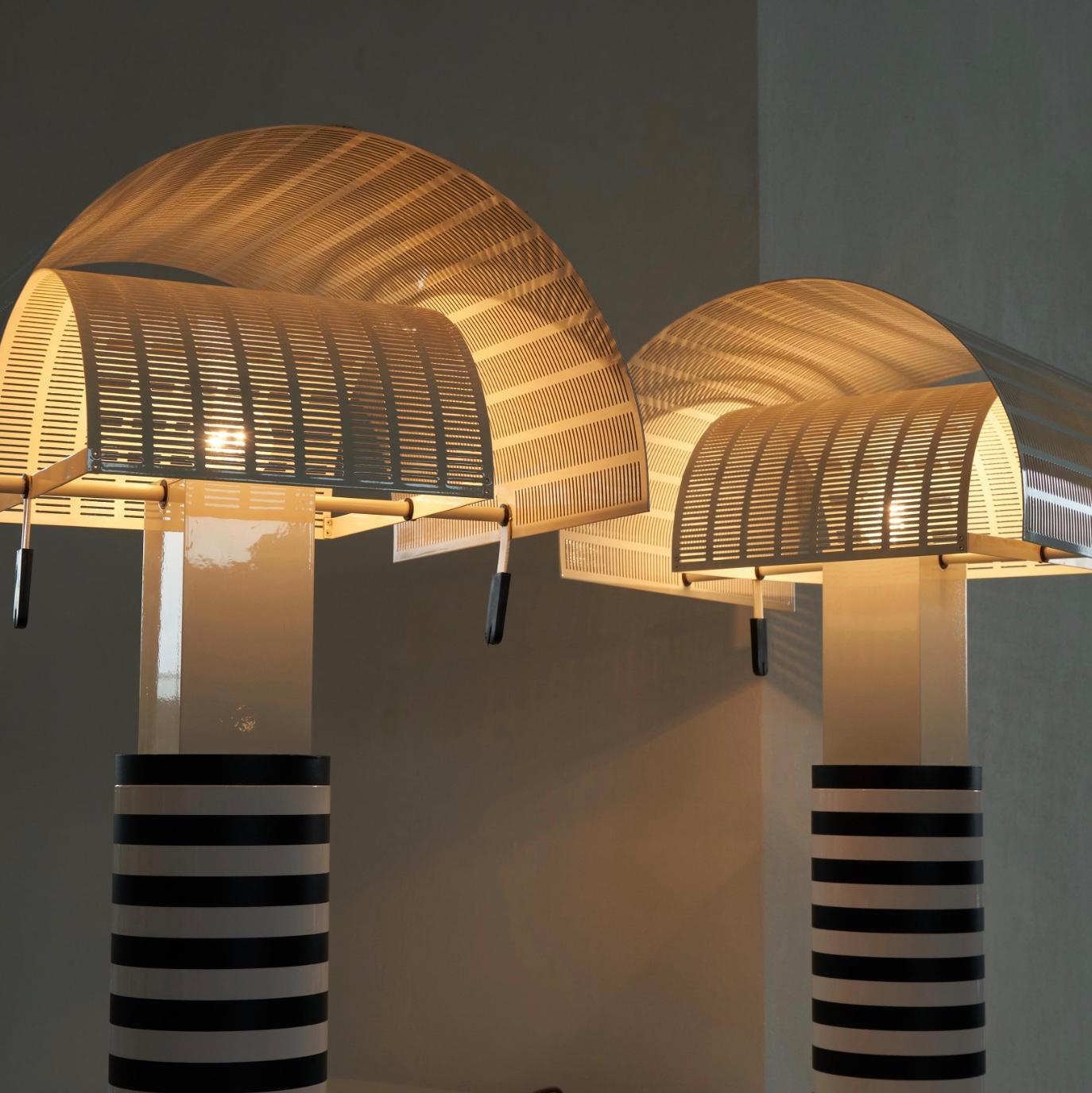 Postmoderne Mario Botta, paire de lampes de bureau vintage Shogun pour Artemide, 1986  en vente