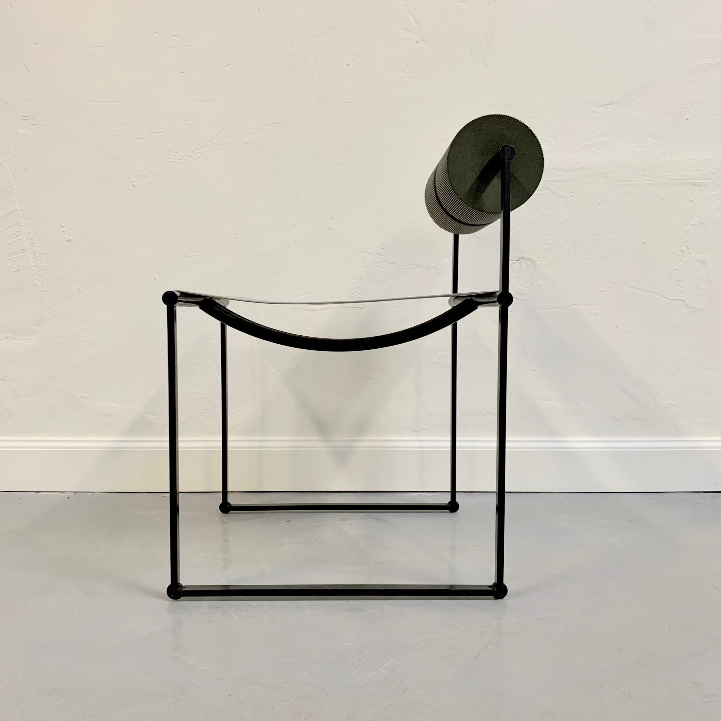 Mid-Century Modern Chaise Prima Modèle Mario Botta par Alias, 1982, Italie en vente