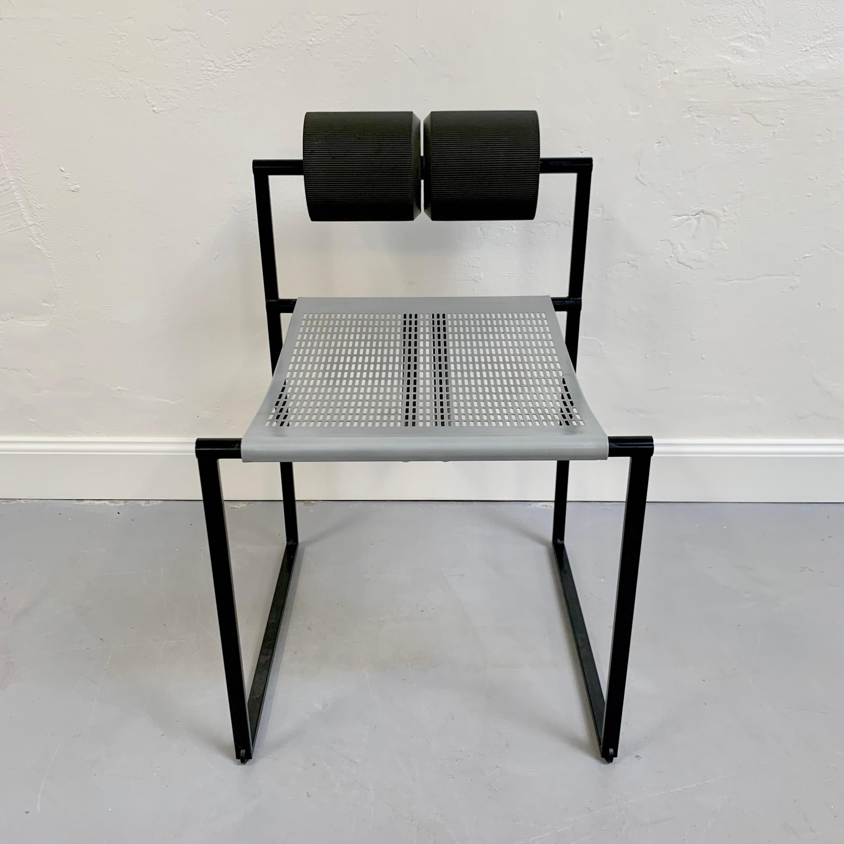 Fin du 20e siècle Chaise Prima Modèle Mario Botta par Alias, 1982, Italie en vente