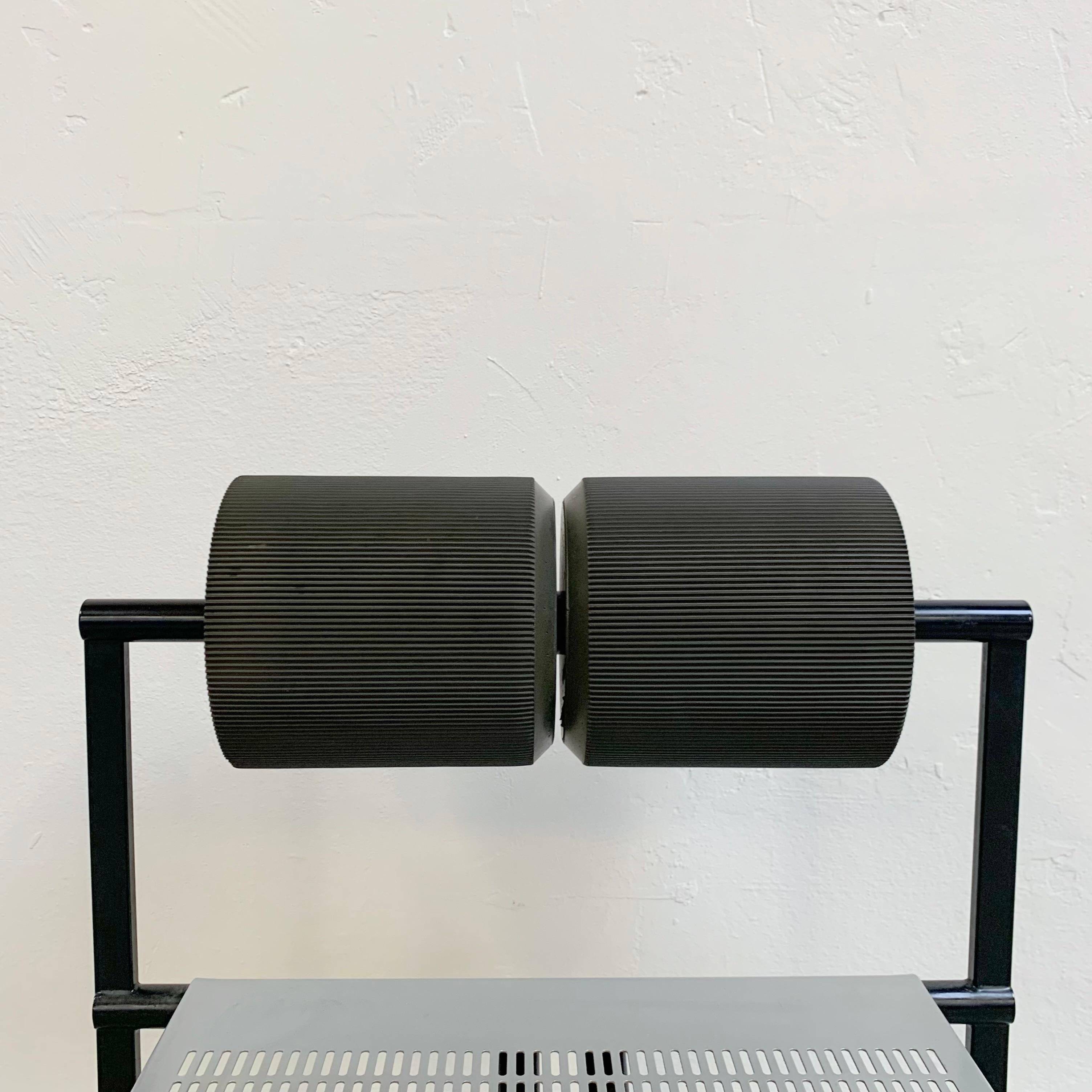 Métal Chaise Prima Modèle Mario Botta par Alias, 1982, Italie en vente