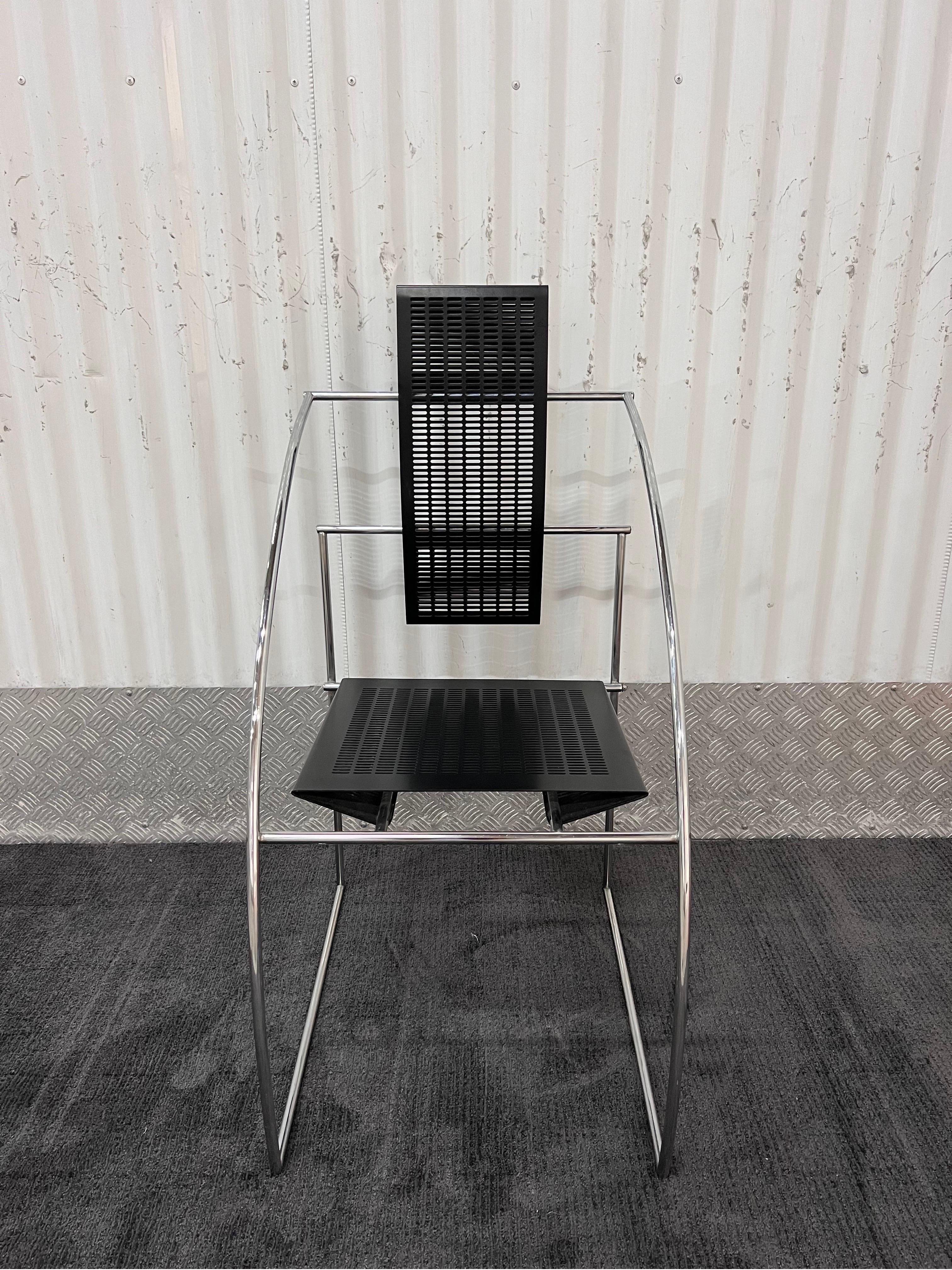 Post-Modern Mario Botta Quinta Chairs for Alias, a Pair For Sale