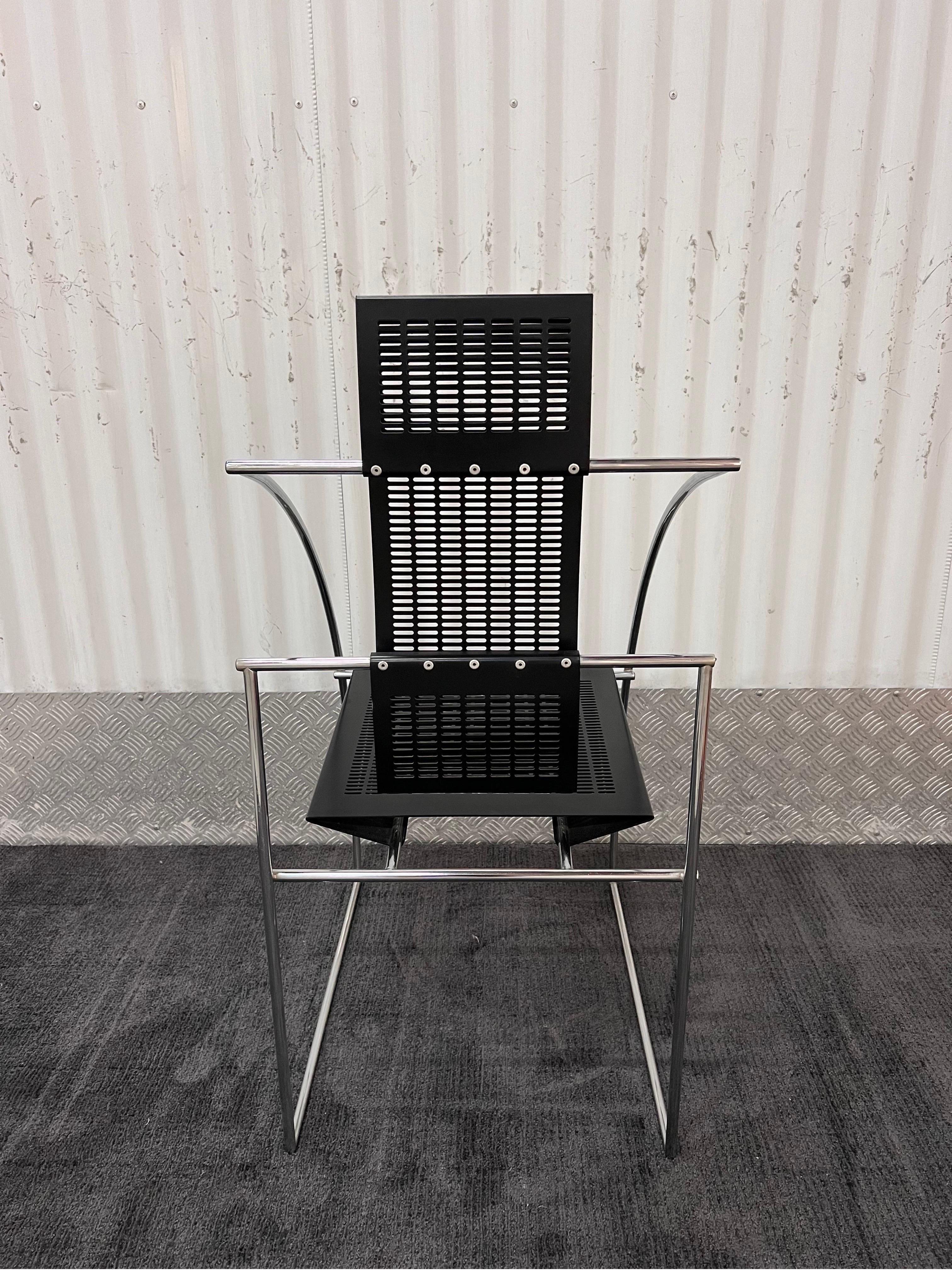 Mario Botta Quinta Chairs for Alias, a Pair In Good Condition For Sale In Miami, FL