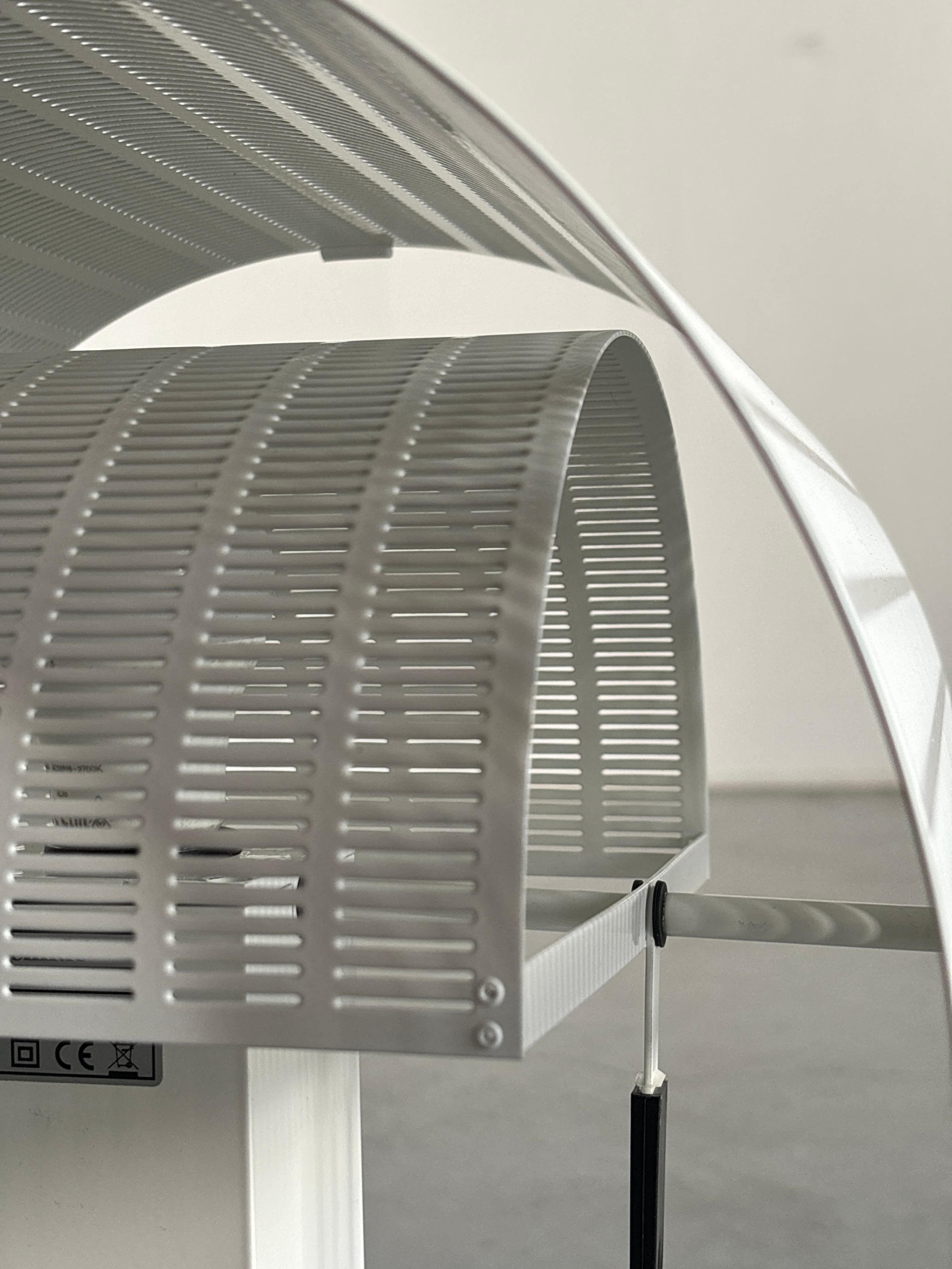 Lampada da tavolo girevole bicolore 'Shogun' di Mario Botta per Artemide, 1986 Italia in vendita 9