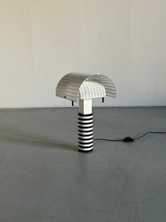 Mario Botta 'Shogun' Pivoting Bicolor Table Lamp for Artemide, 1986 Italy