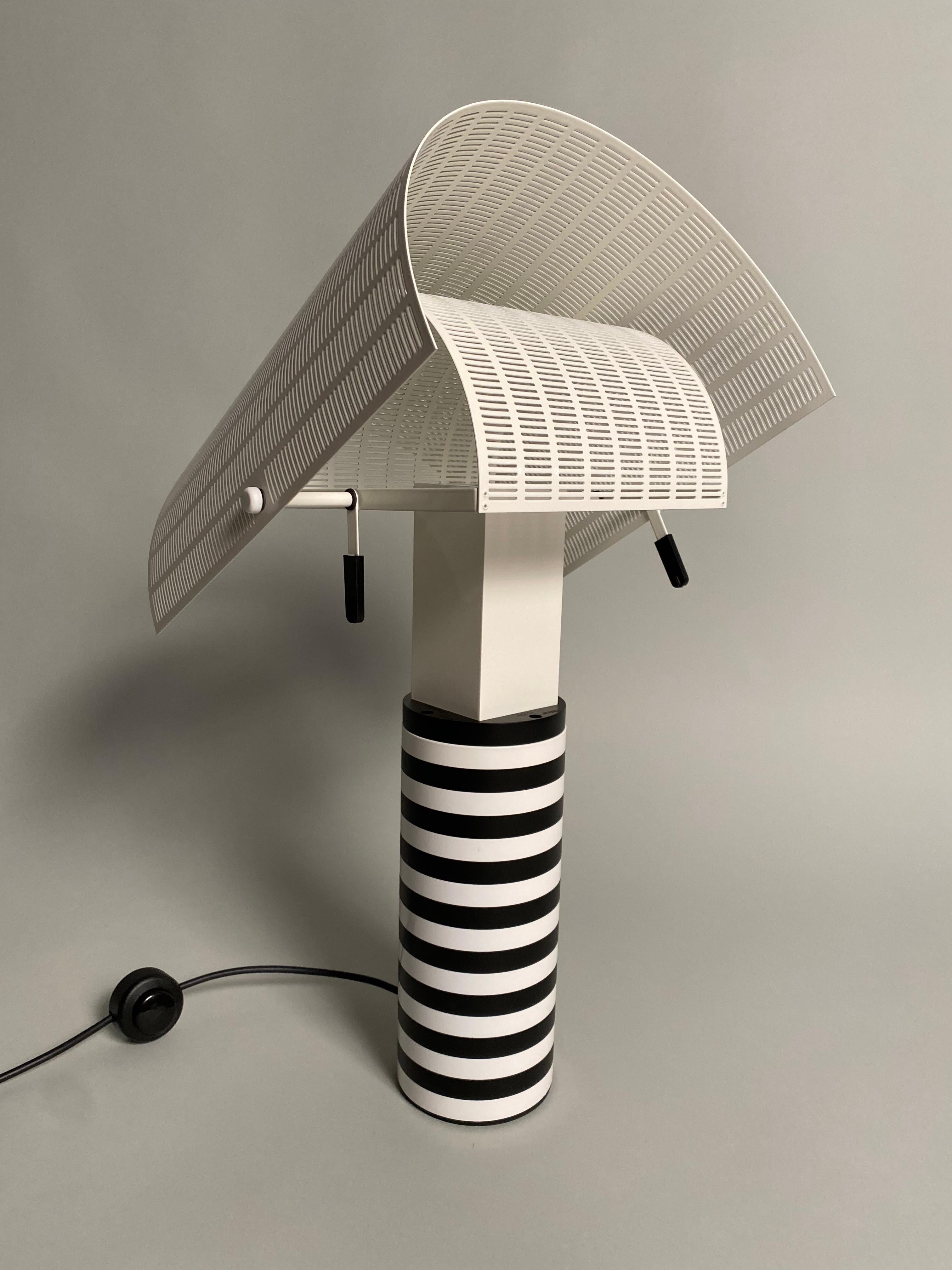 Mario Botta, 'Shogun' Postmodern Table Lamps, Artemide Milano, 1980s For Sale 1