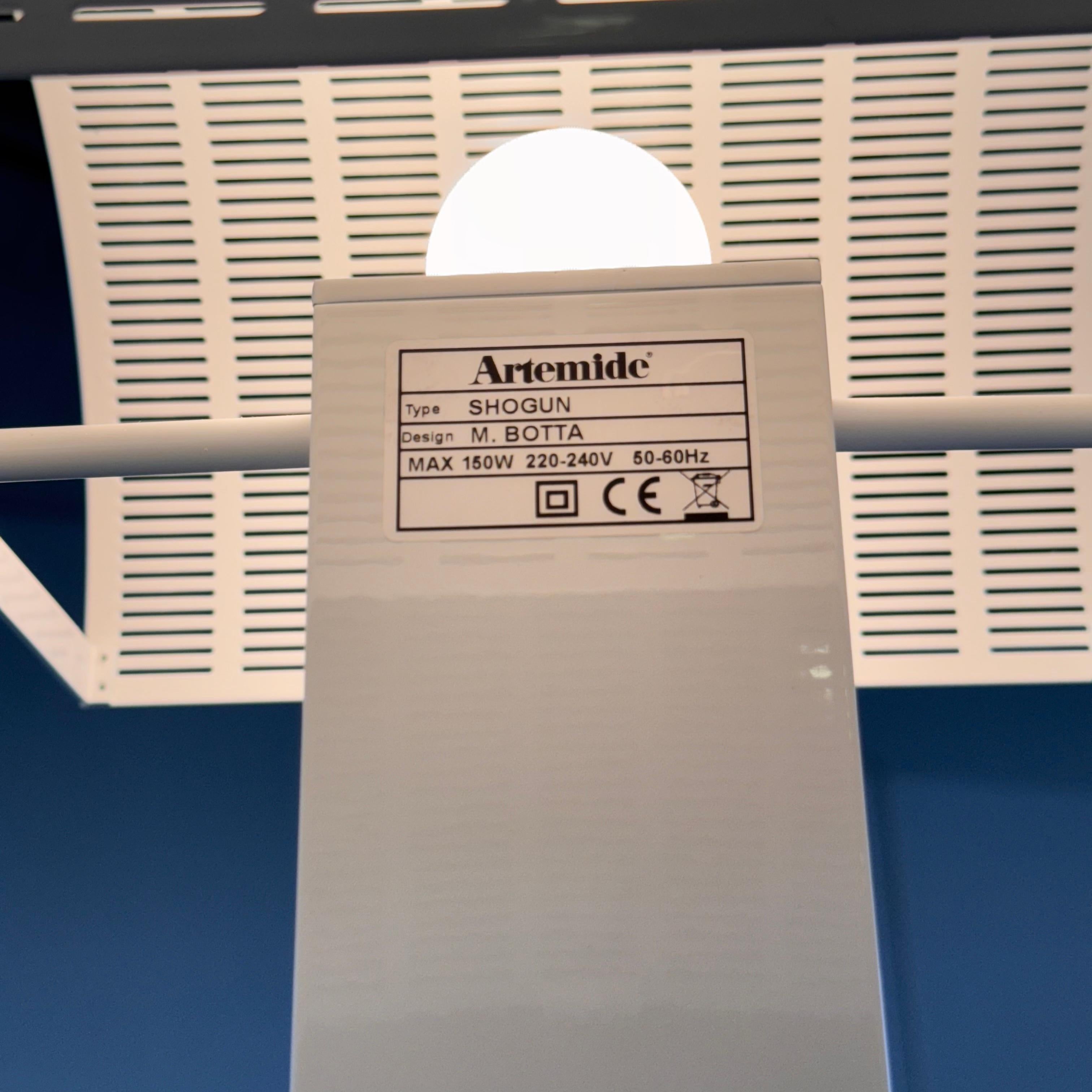 Mario Botta 'Shogun' Table Lamp for Artemide, Italy, 1986 For Sale 5