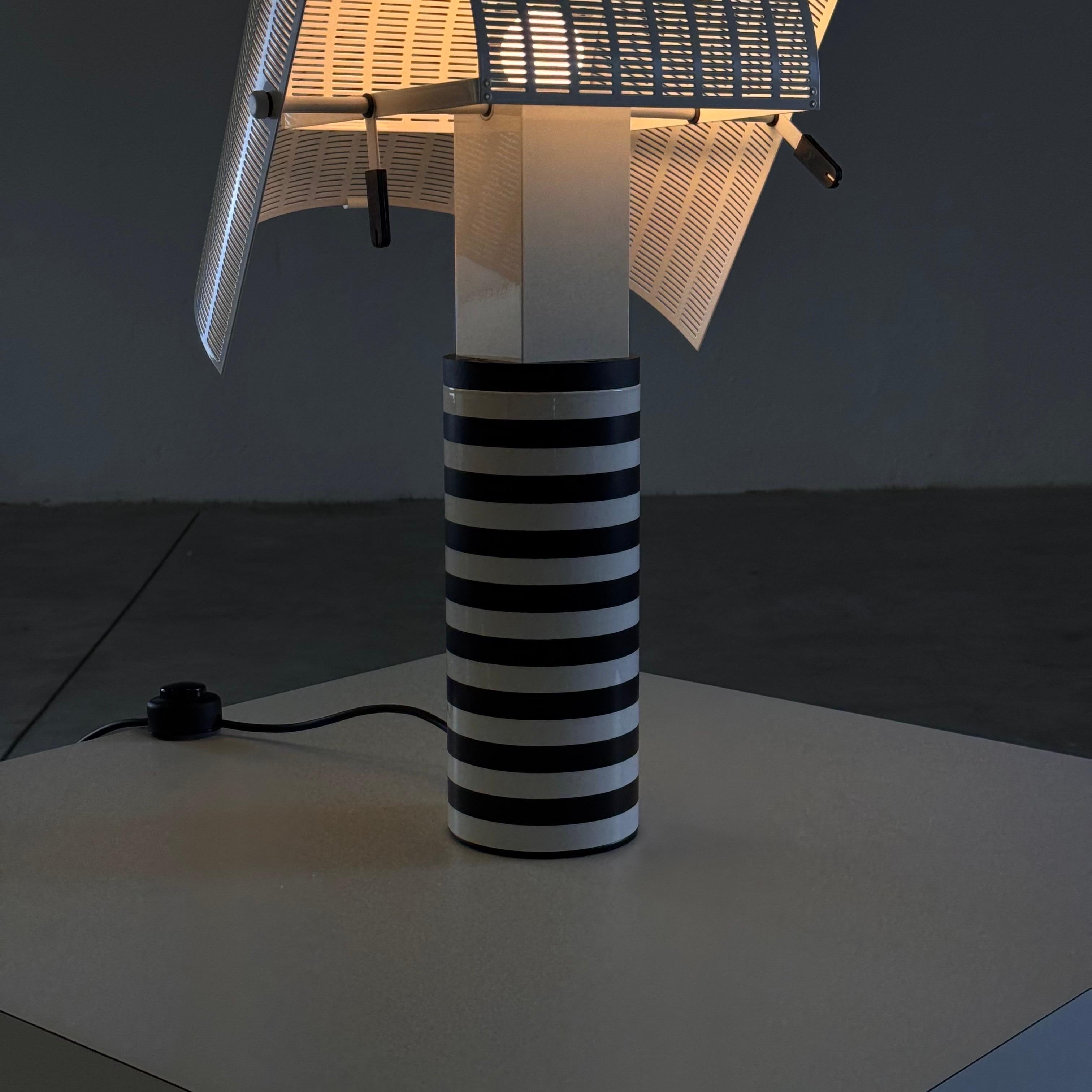 Plastic Mario Botta 'Shogun' Table Lamp for Artemide, Italy, 1986