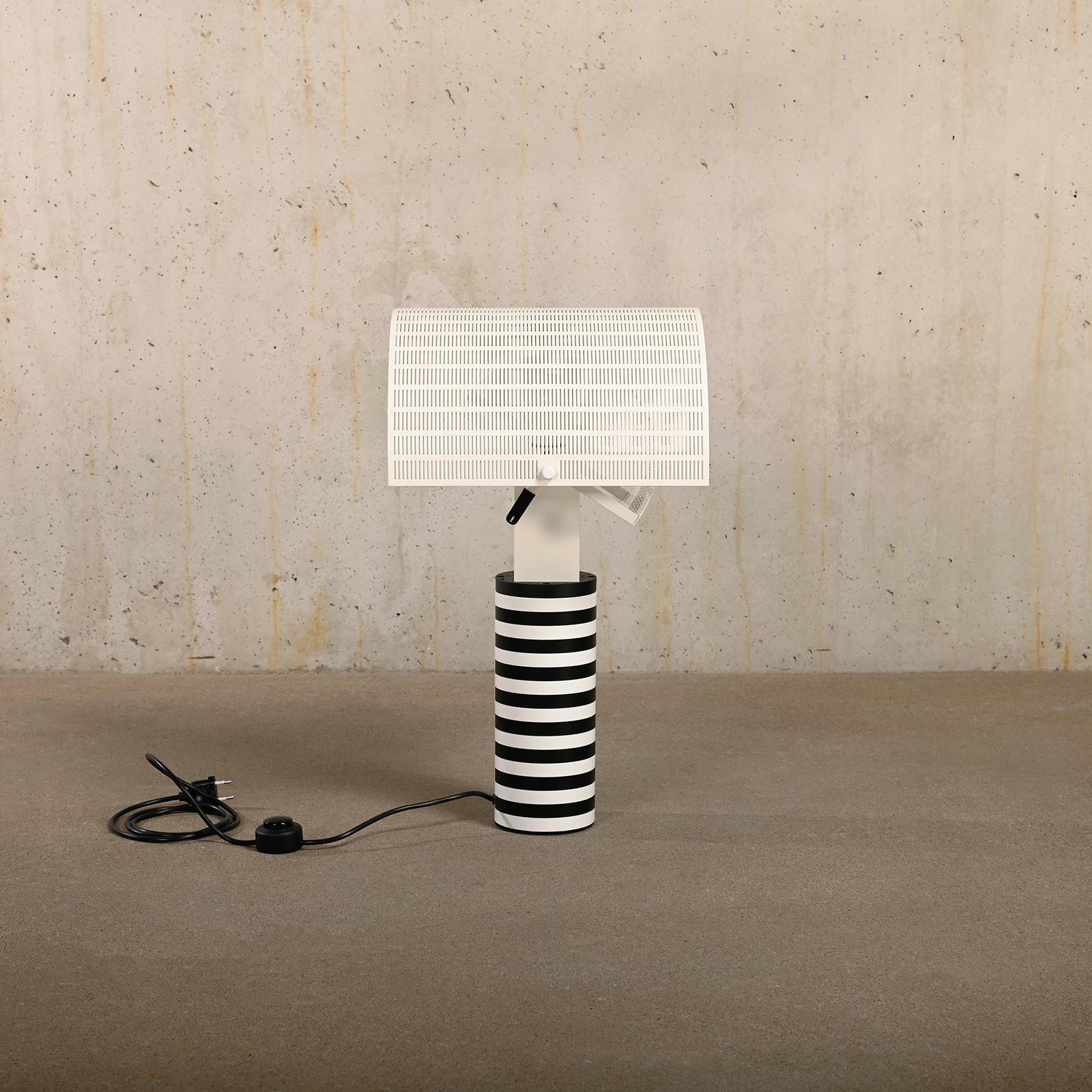 Lampe de table Mario Botta Shogun en noir et blanc pour Artemide, Italie en vente 2