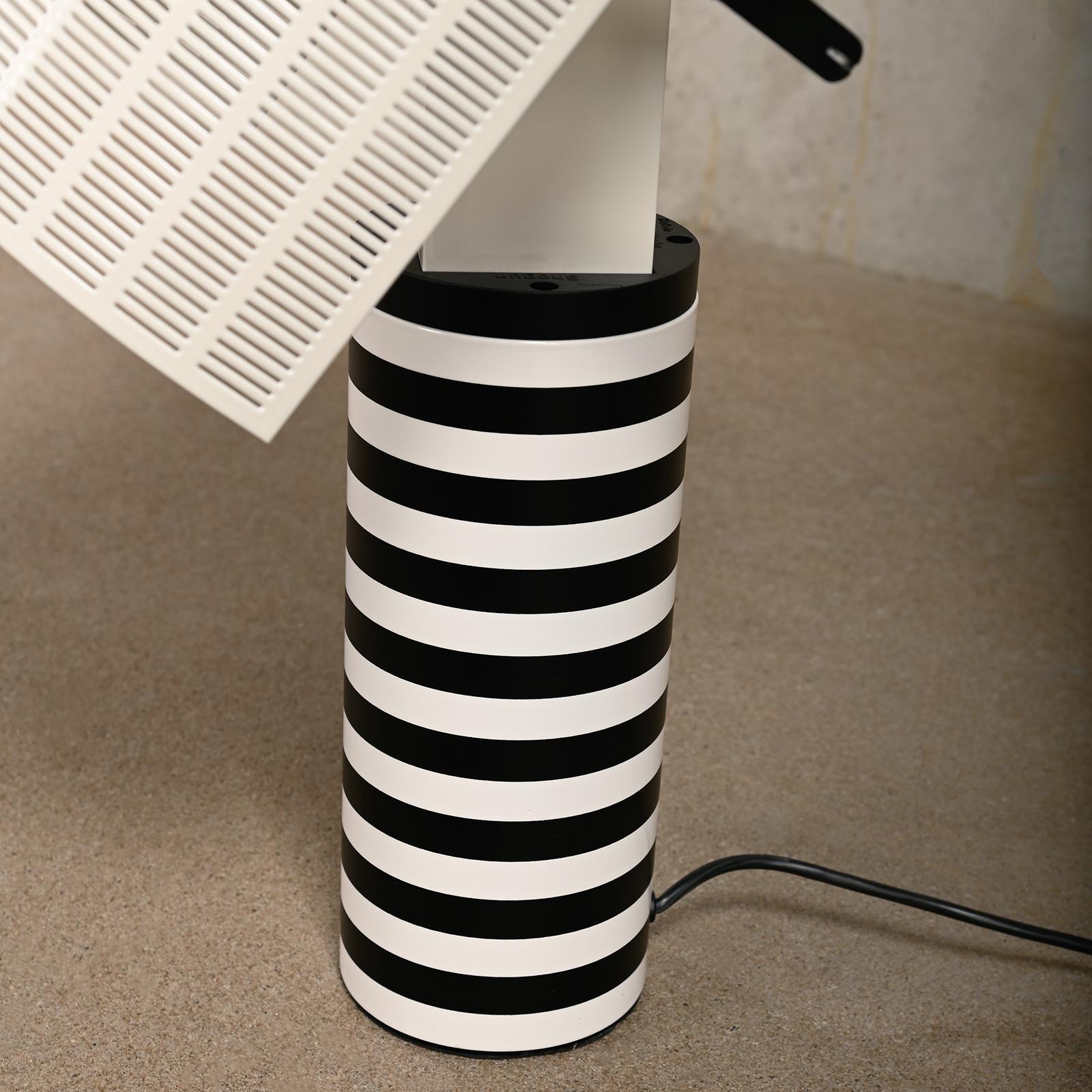 Mario Botta Shogun Tischlampe in Schwarz und Weiß für Artemide, Italien im Angebot 4