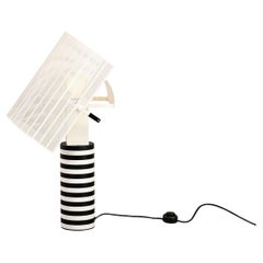 Vintage Mario Botta Shogun Table Lamp in black and white for Artemide, Italy