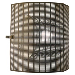 Mario Botta, Silver Shogun Wall Light Sconce by Artemide, Italy