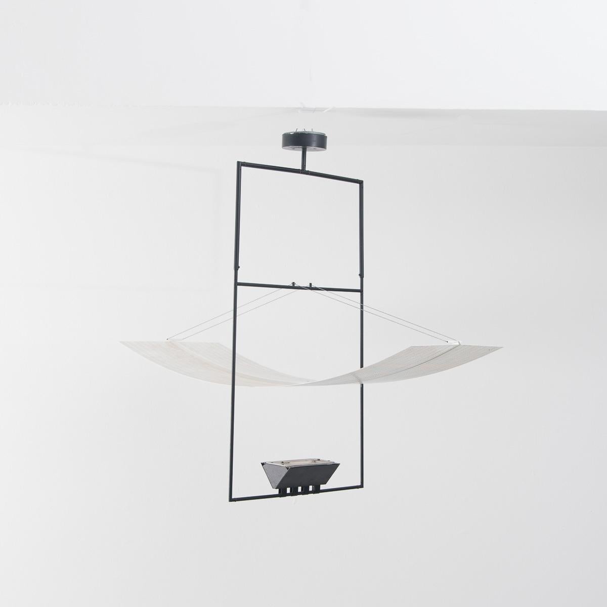 Postmoderno Lampadario Zefiro di Mario Botta per Artemide, Italia, 1980 in vendita
