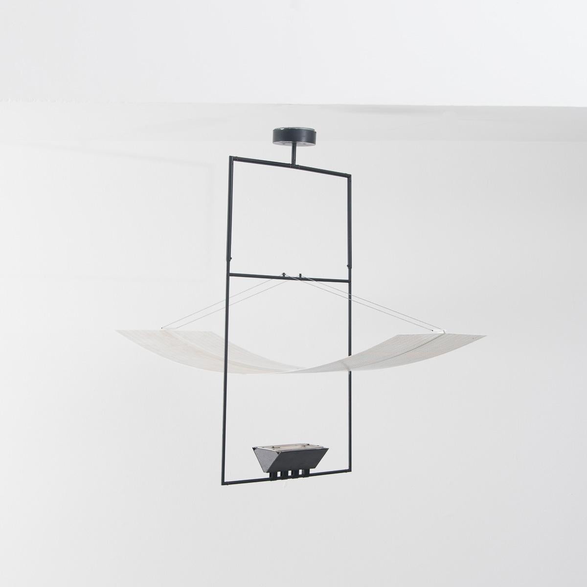 Mario Botta Zefiro-Kronleuchter für Artemide, Italien, 1980 (Italienisch) im Angebot