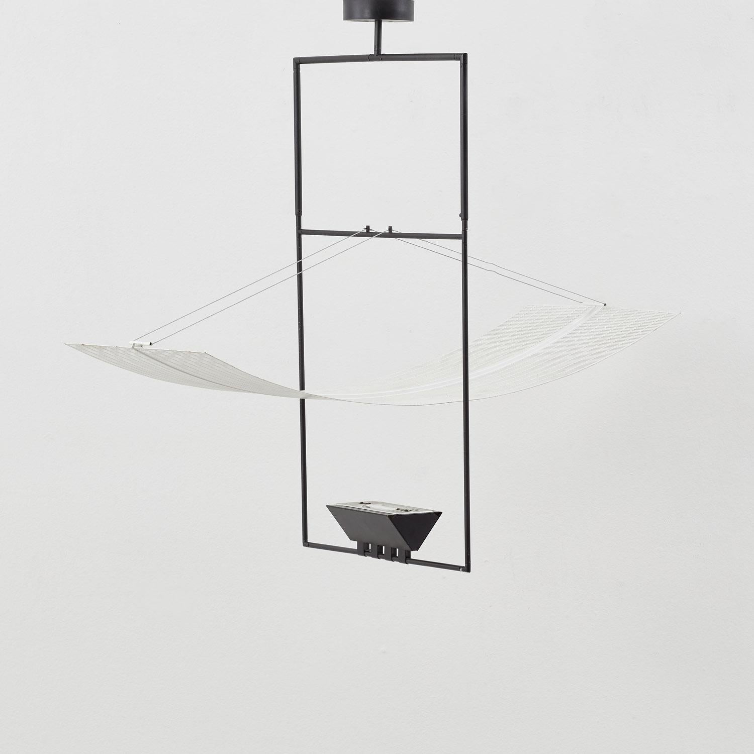 Mario Botta Zefiro-Kronleuchter für Artemide, Italien, 1980 (Italienisch) im Angebot