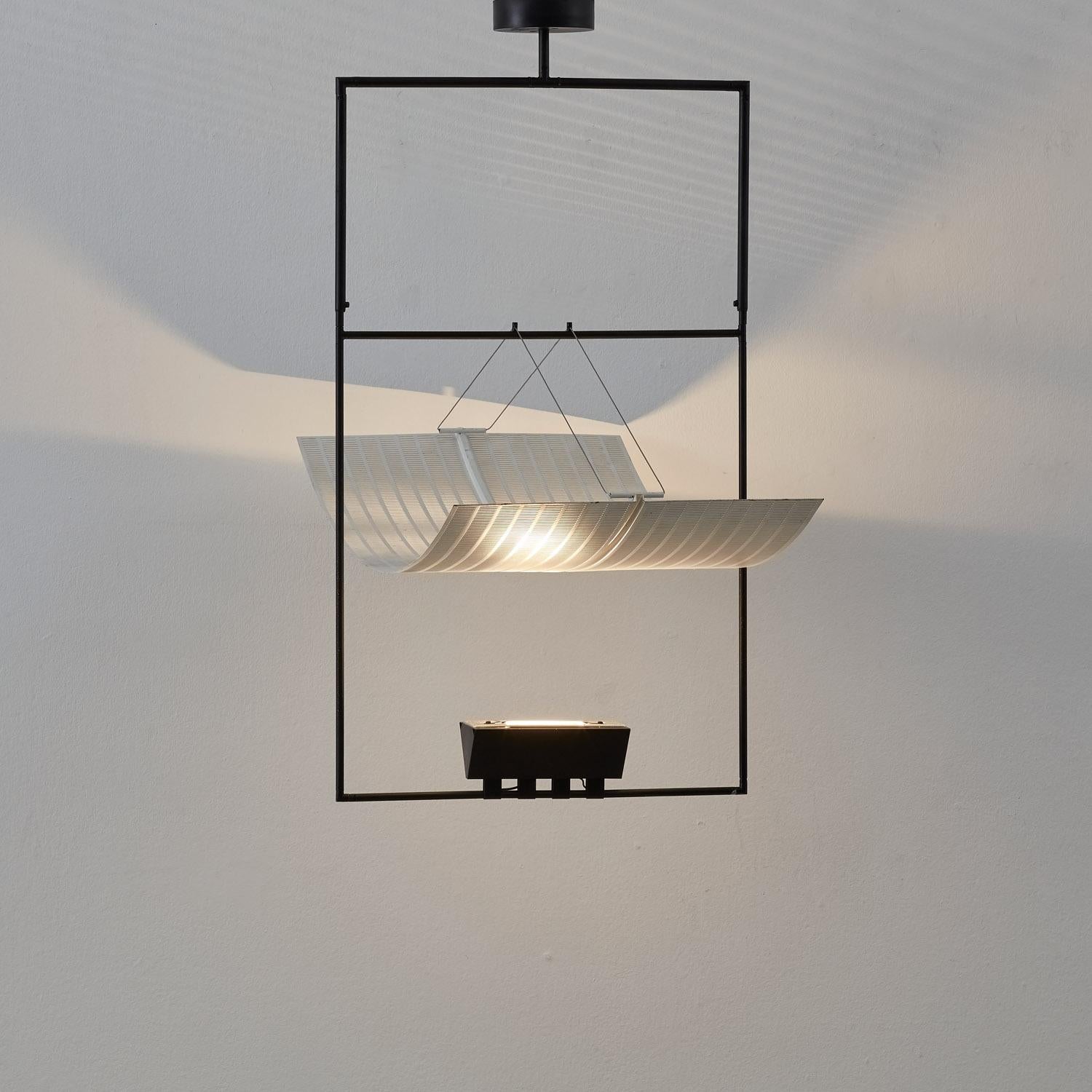 Mario Botta Zefiro-Kronleuchter für Artemide, Italien, 1980 (Ende des 20. Jahrhunderts) im Angebot