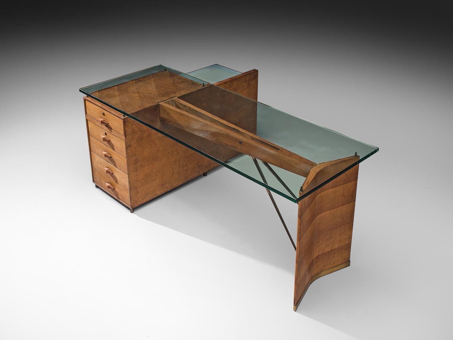 Mid-Century Modern Mario Brunati Architectural Desk