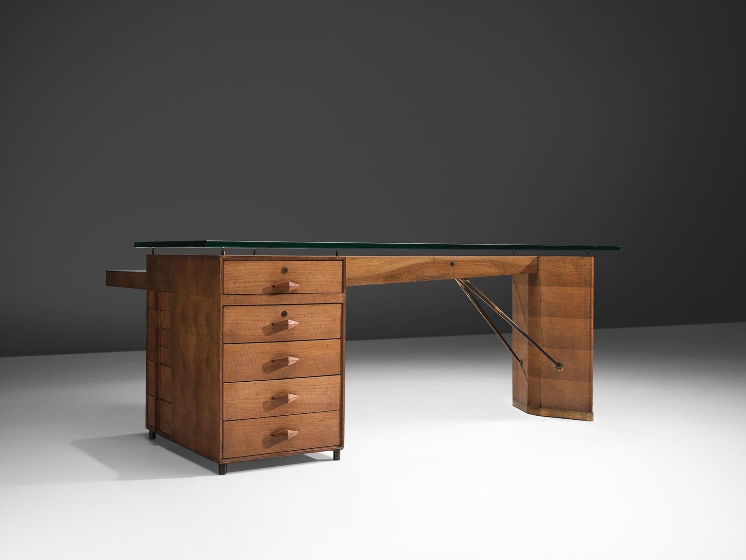 Mid-20th Century Mario Brunati Architectural Desk