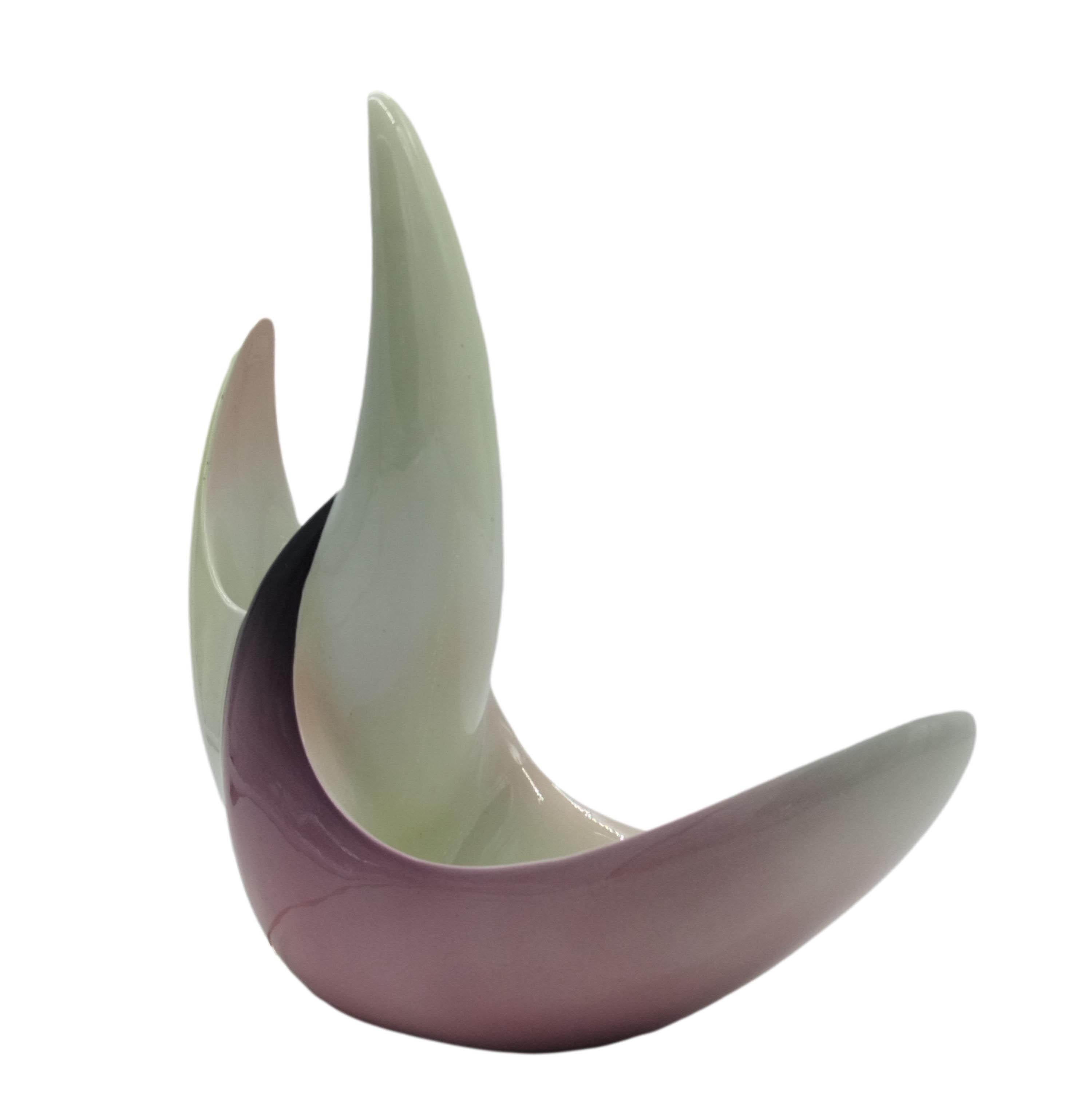 Mid-Century moderno Mario Brunetti for Ariele Torino Ceramic Table Lamp N.174, Italy, 1970 in vendita