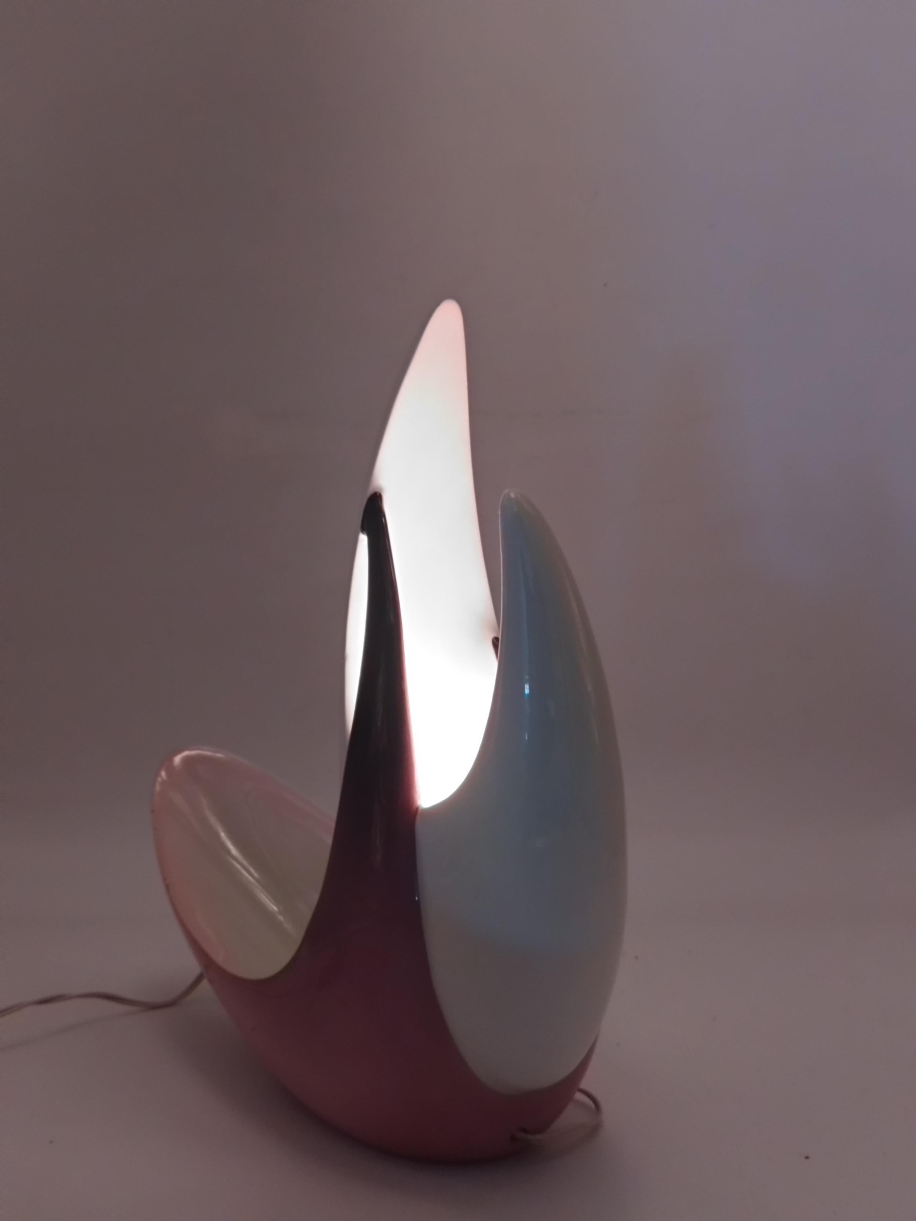 Mario Brunetti for Ariele Torino Ceramic Table Lamp N.174, Italy, 1970 in vendita 1